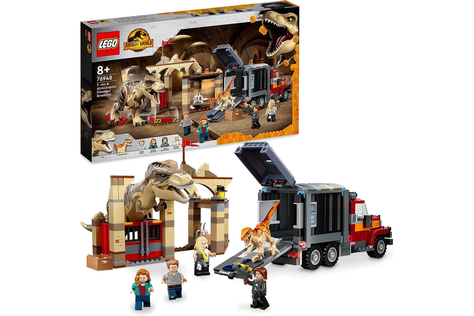 Acheter Lego®76948 - L’évasion Du T. Rex Et De L’atrociraptor - Lego® Jurassic World™