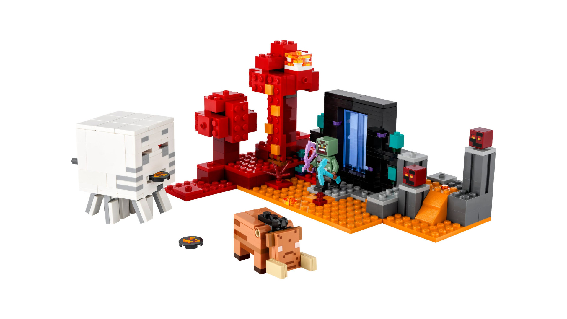 Acheter Lego® 21255 - L'embuscade Au Portail Du Nether - Lego® Minecraft™