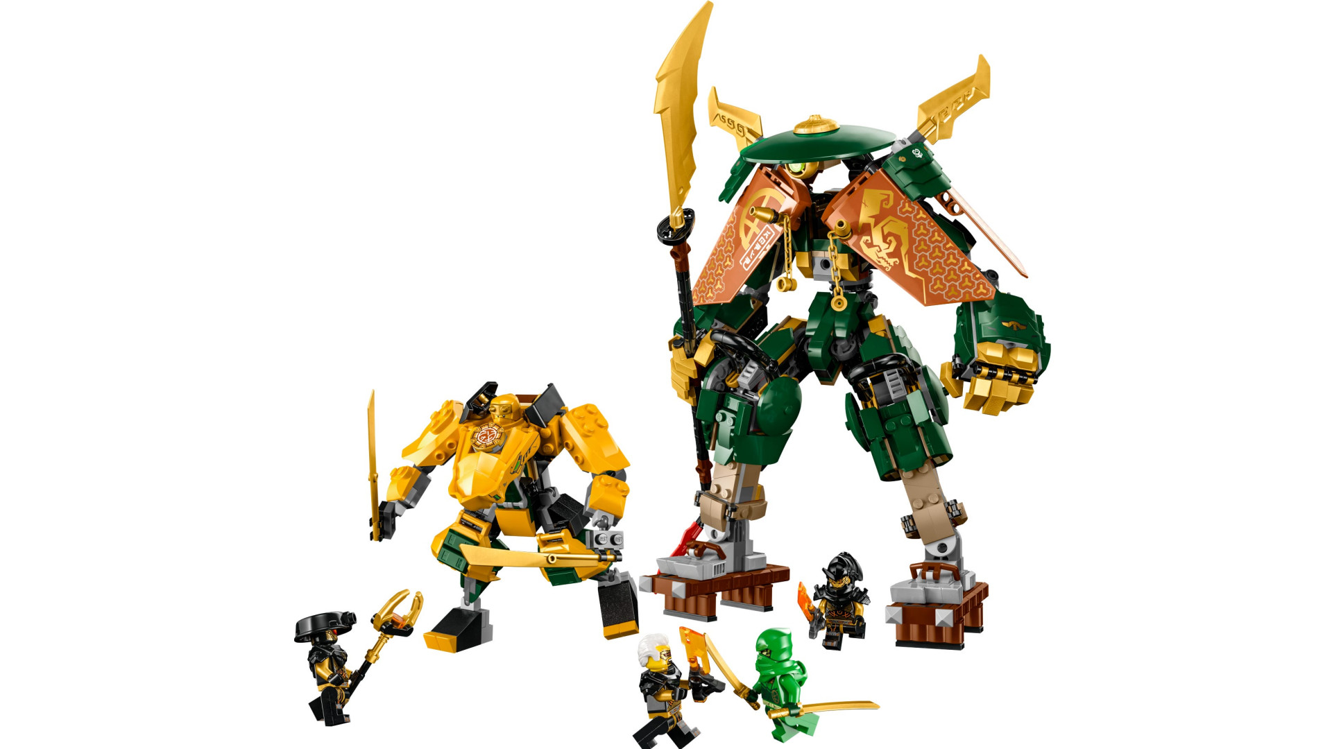 Acheter L'équipe De Robots Des Ninjas Lloyd Et Arin - Lego® Ninjago® - 71794