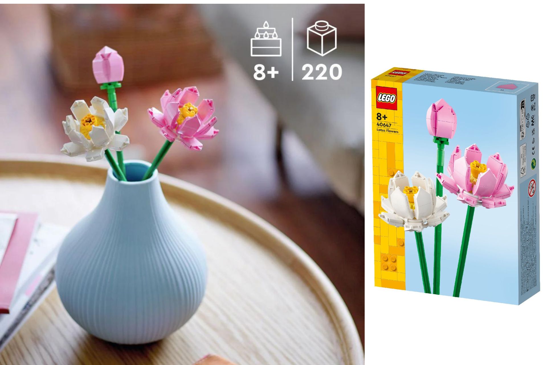 Acheter Lego® 40647 - Les Fleurs De Lotus - Lego® Iconic