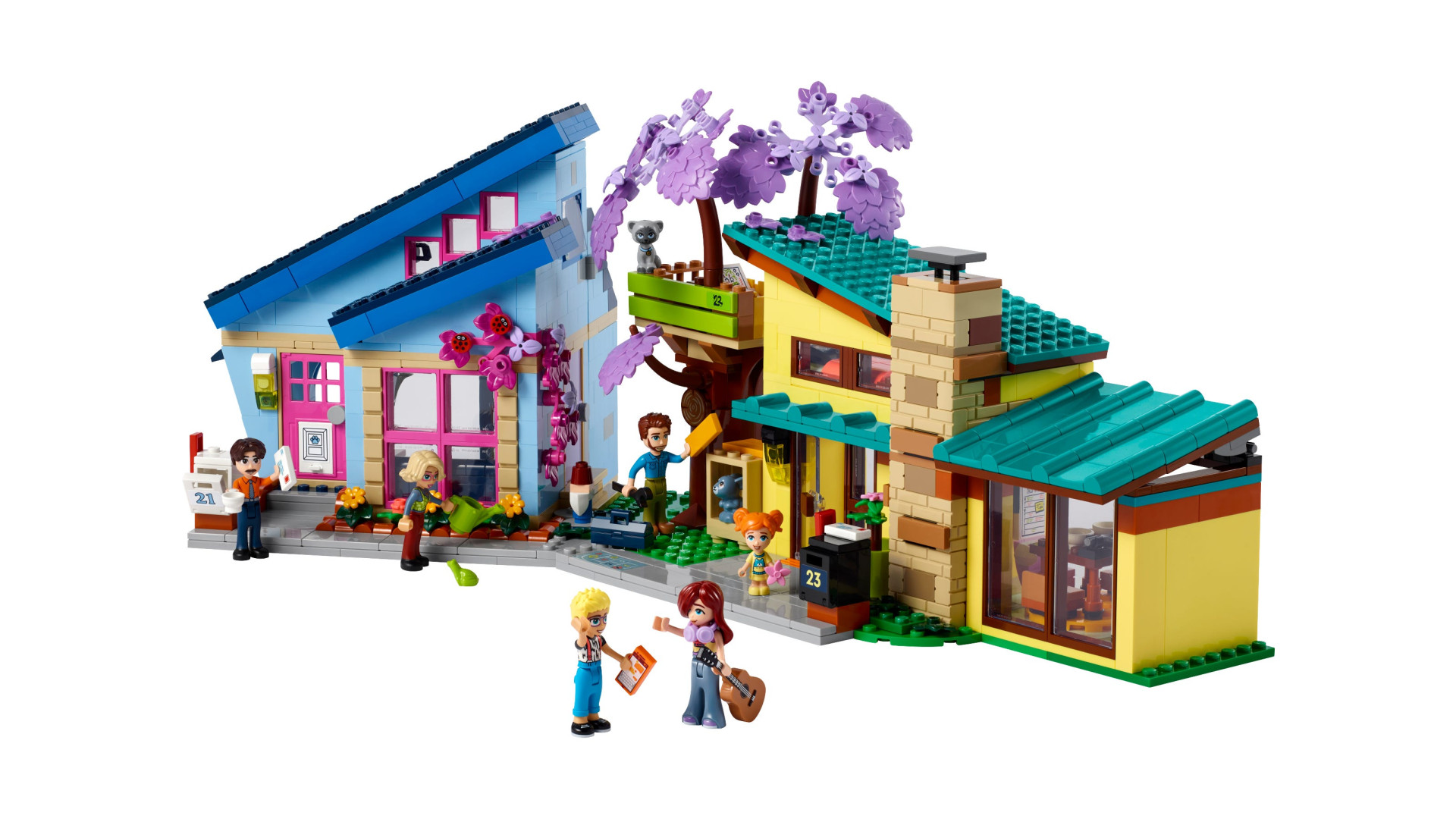 Acheter Lego® 42620 - Les Maisons Familiales D’olly Et De Paisley - Lego® Friends