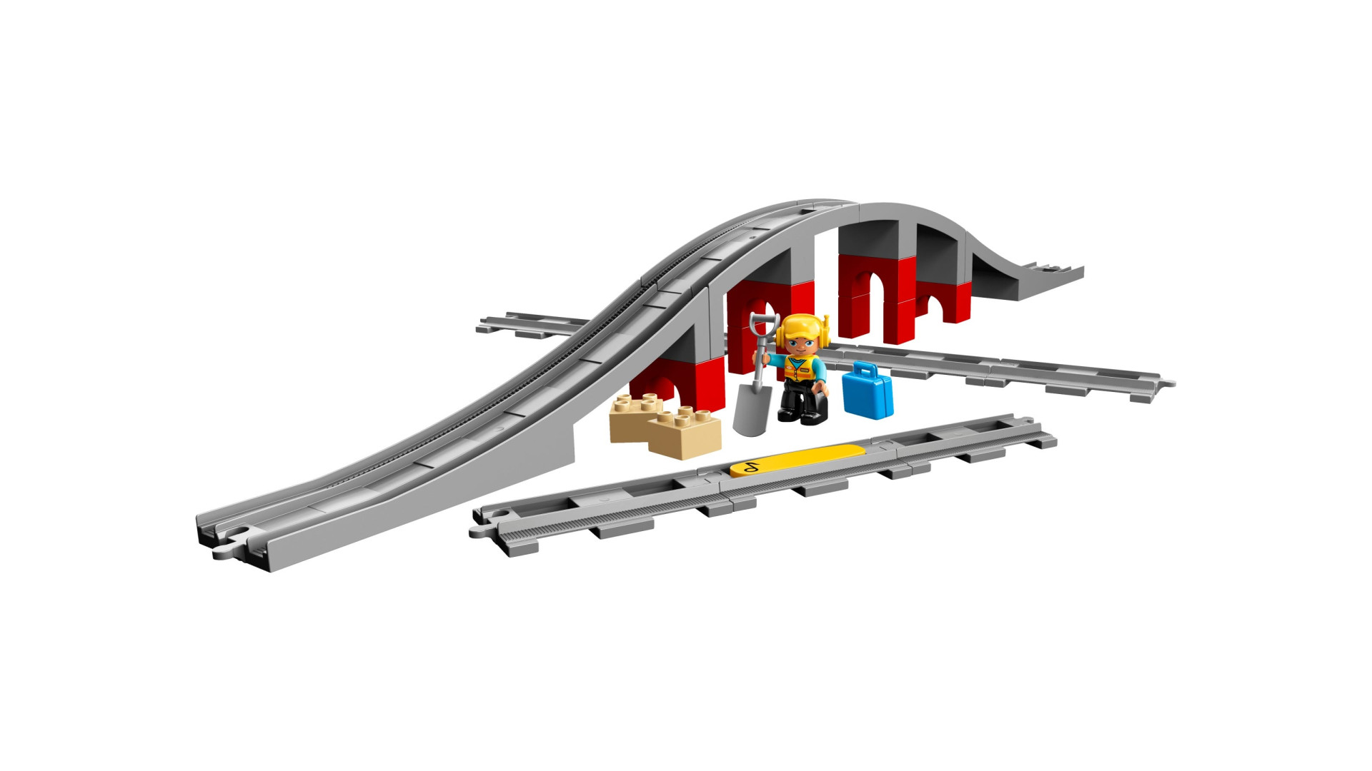Acheter Les Rails Et Le Pont Du Train - Lego® Duplo® Ma Ville - 10872