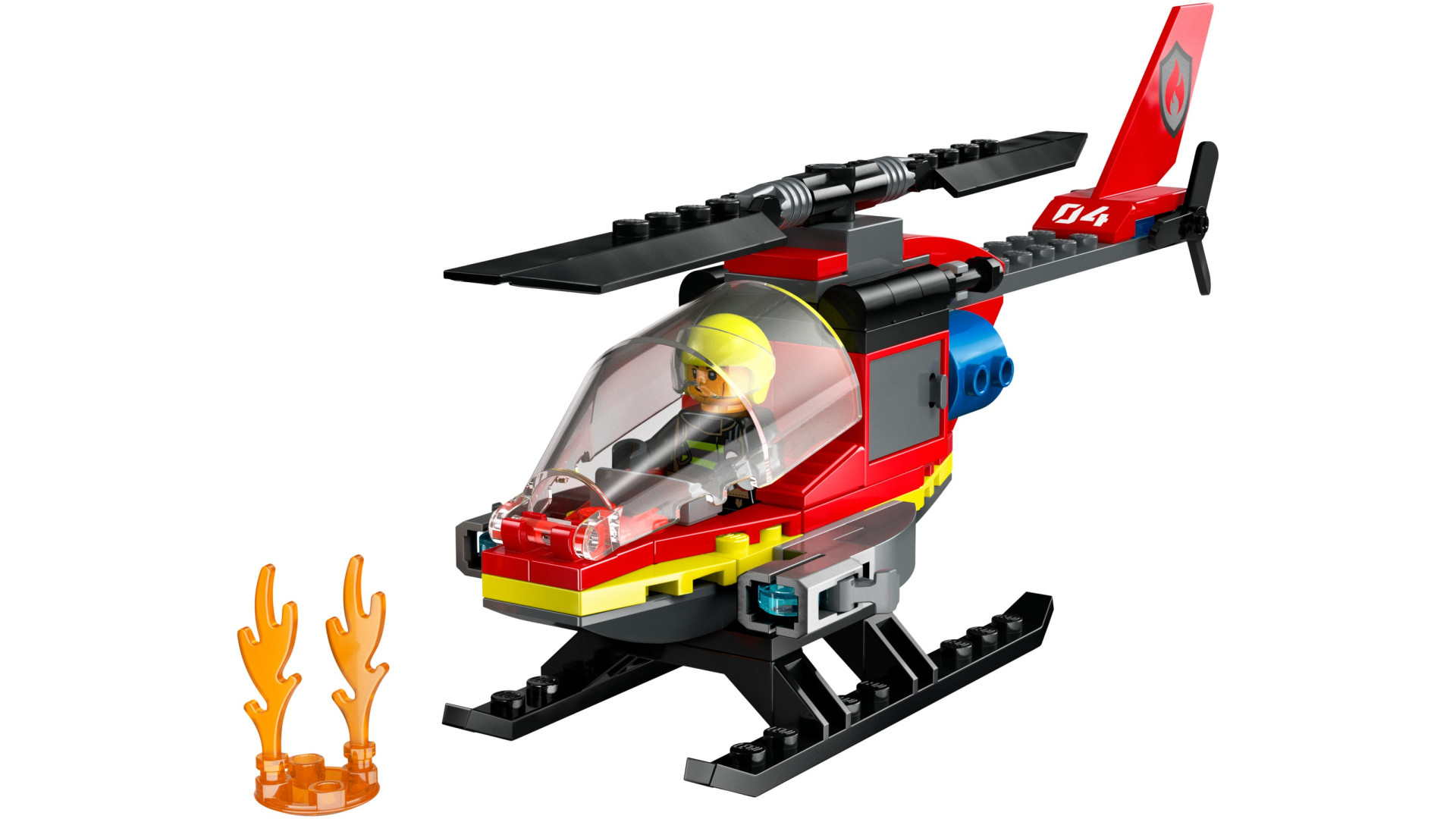 Acheter Lego® 60411 - L’hélicoptère De Secours Des Pompiers - Lego® City