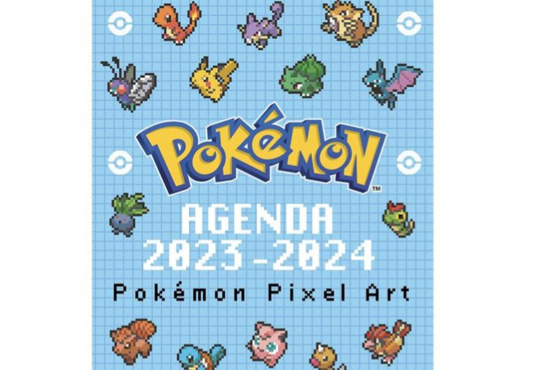 Acheter Livre Agenda Pokémon Pixel Art 2023-2024 - Gründ