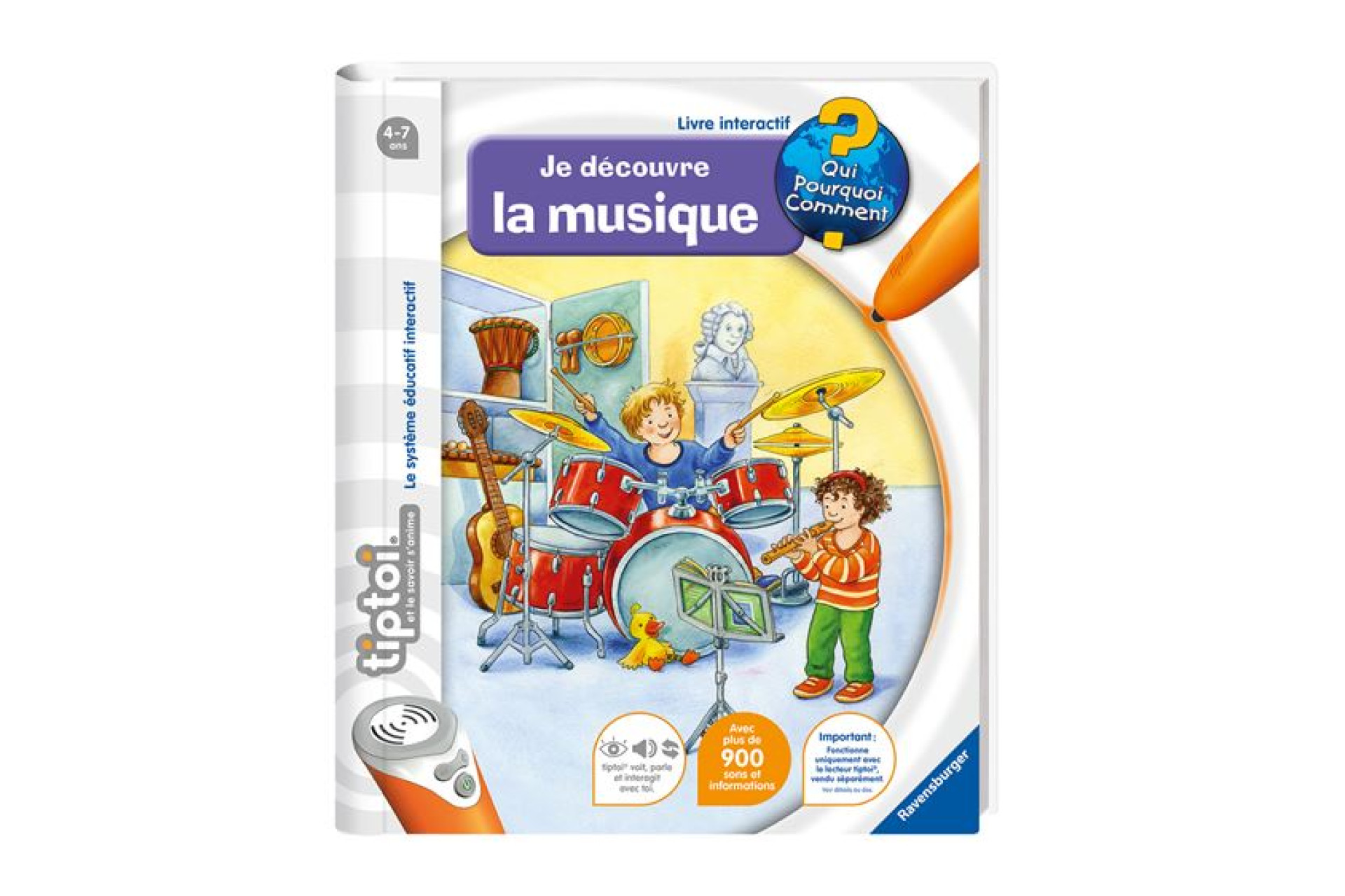 Acheter Livre interactif Ravensburger Tiptoi® Je découvre la musique