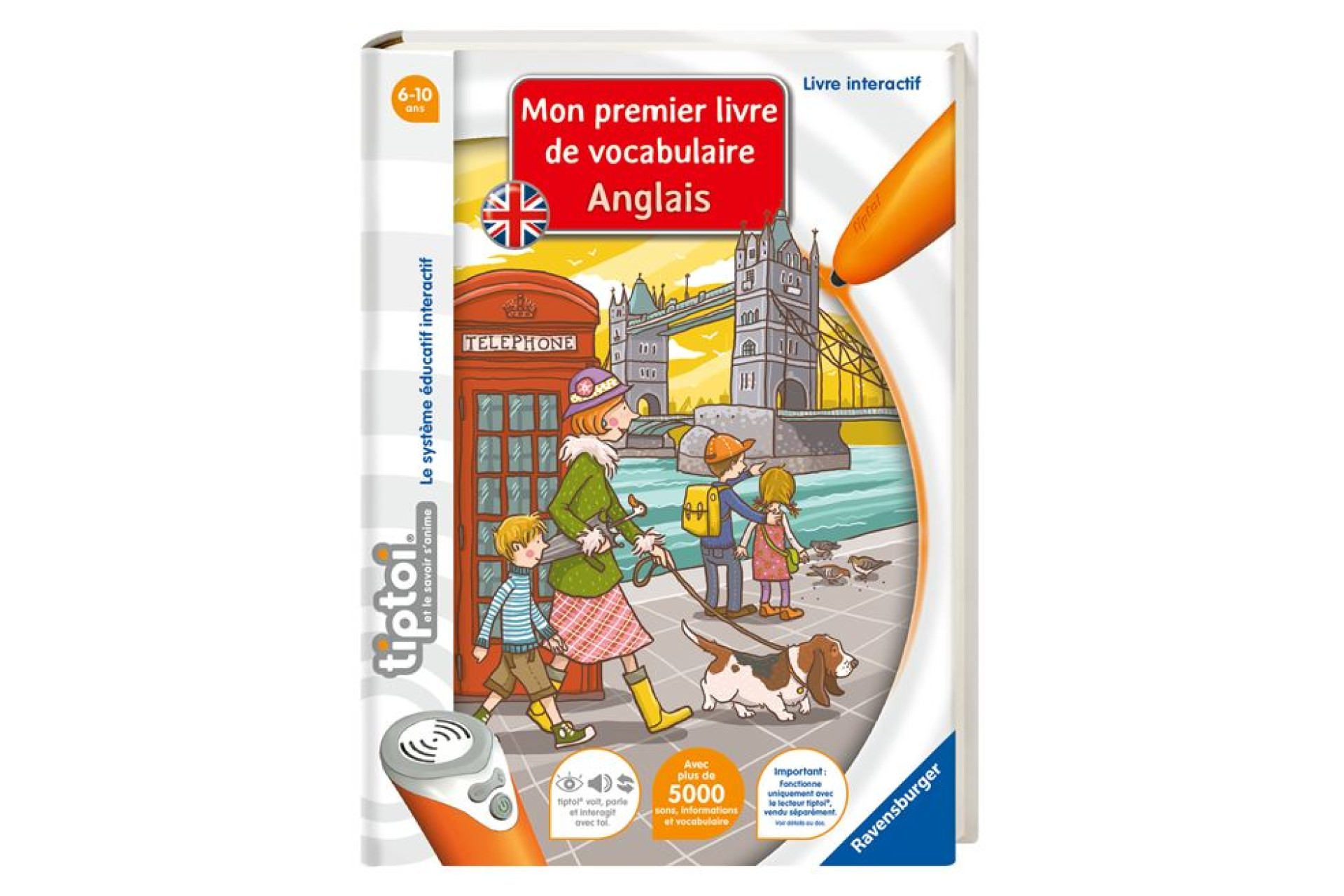 Acheter Livre interactif Ravensburger Tiptoi® Mon premier livre de vocabulaire anglais