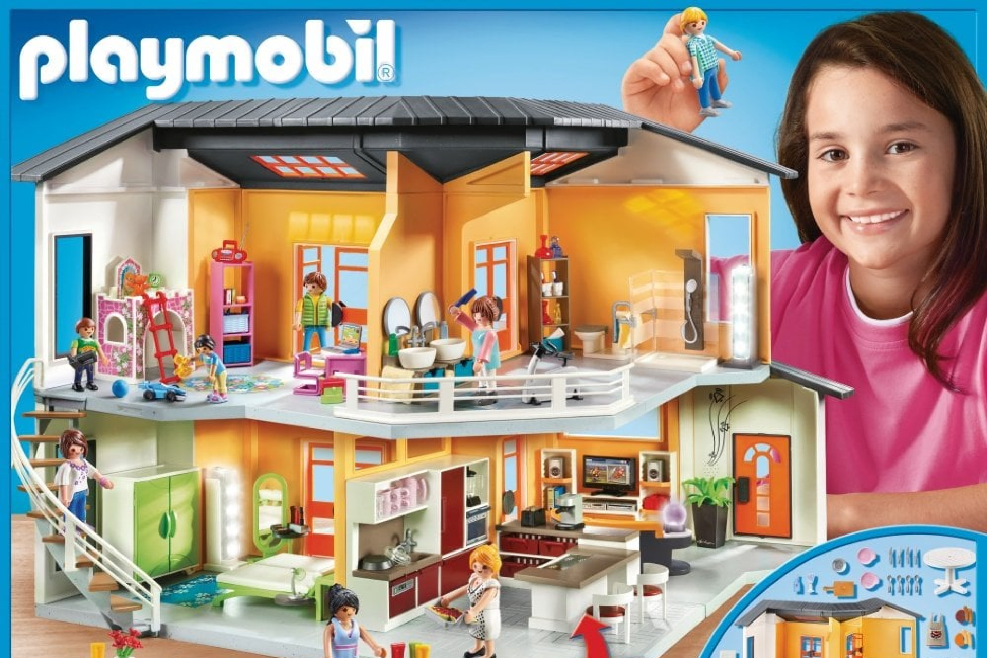 Acheter Playmobil® - Maison Moderne - 9266 - Playmobil® City Life