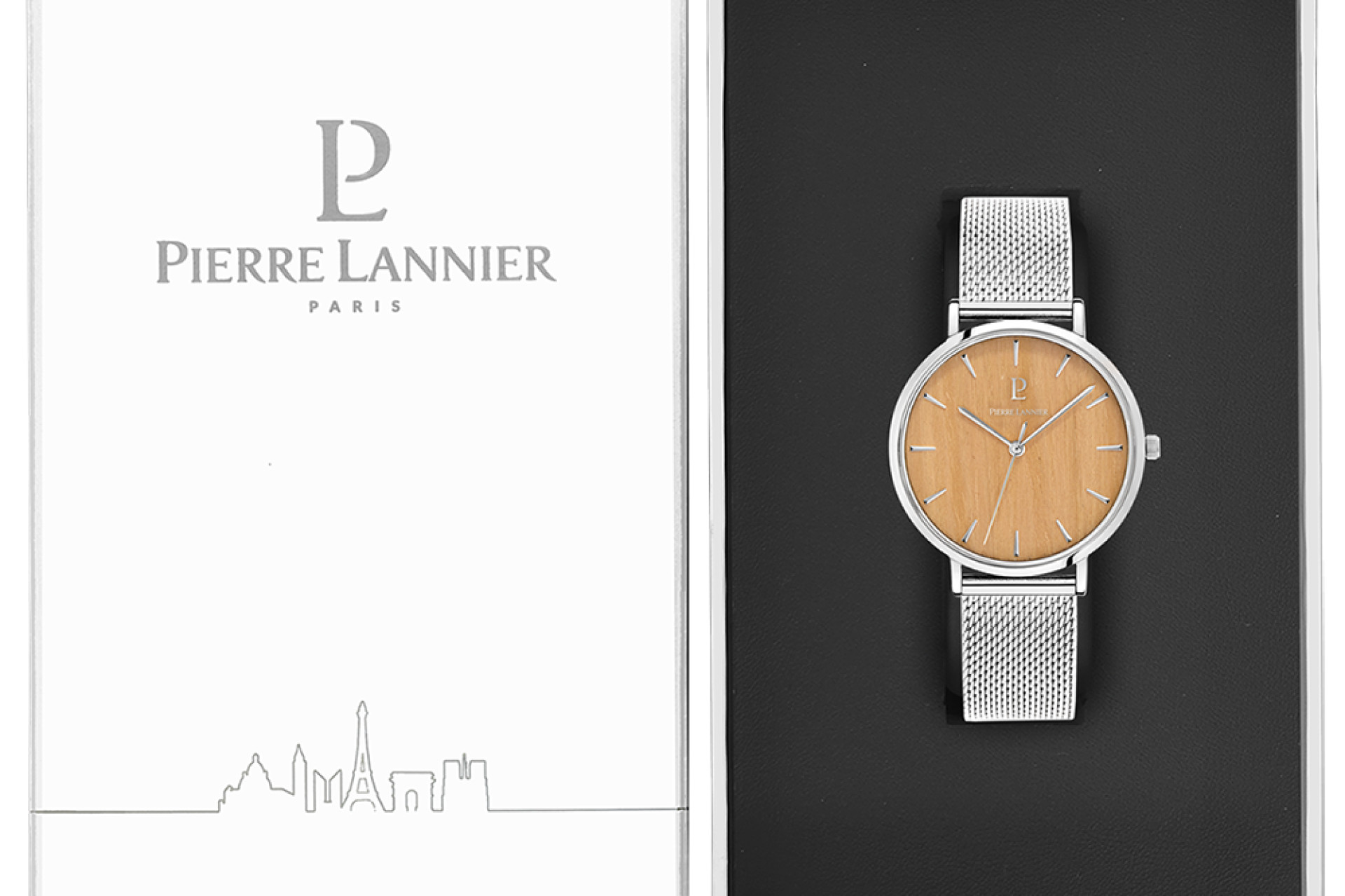 Acheter Montre Femme NATURE Cadran bois Pierre Lannier