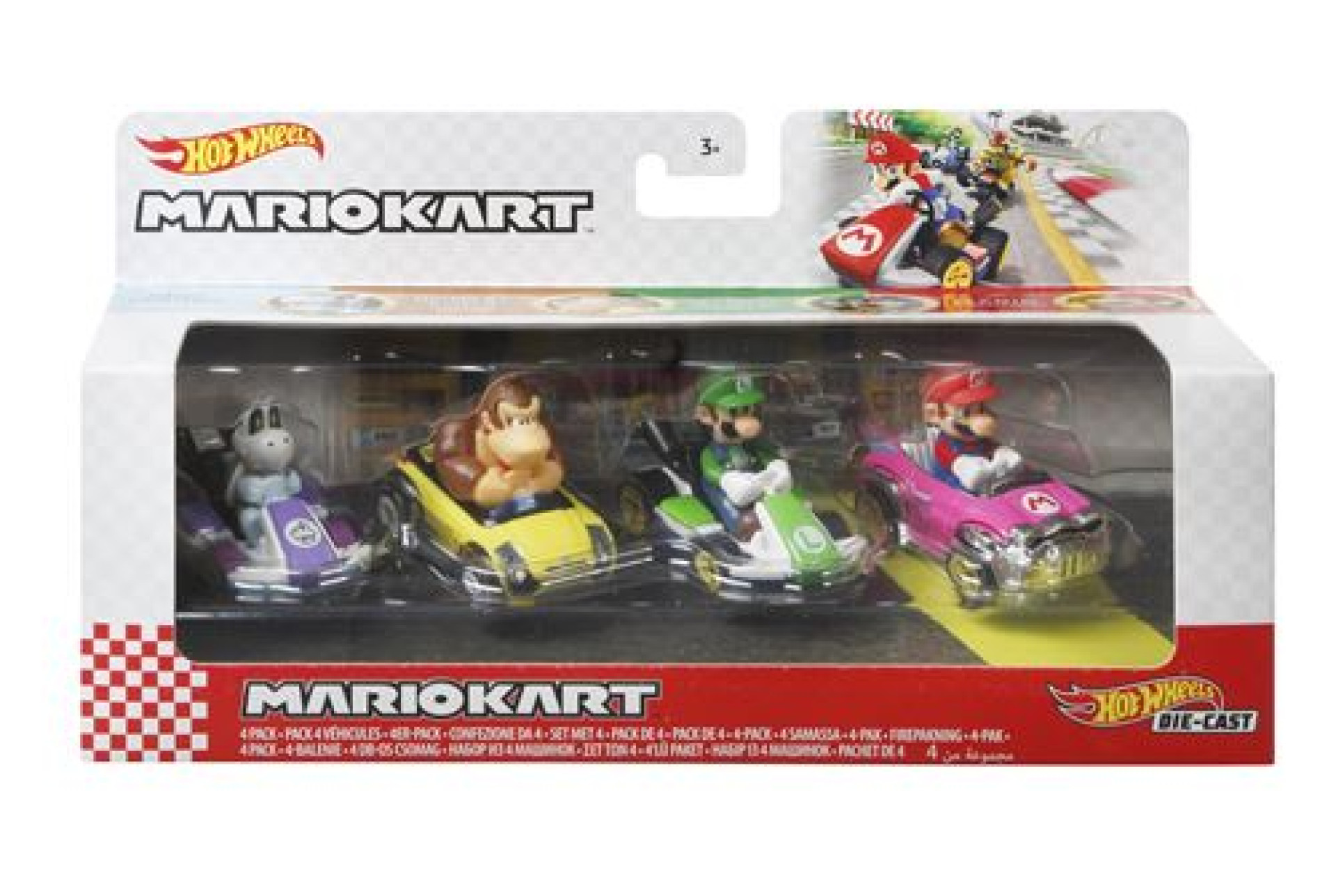 Acheter Pack de 4 véhicules Hot Wheels Mario Kart