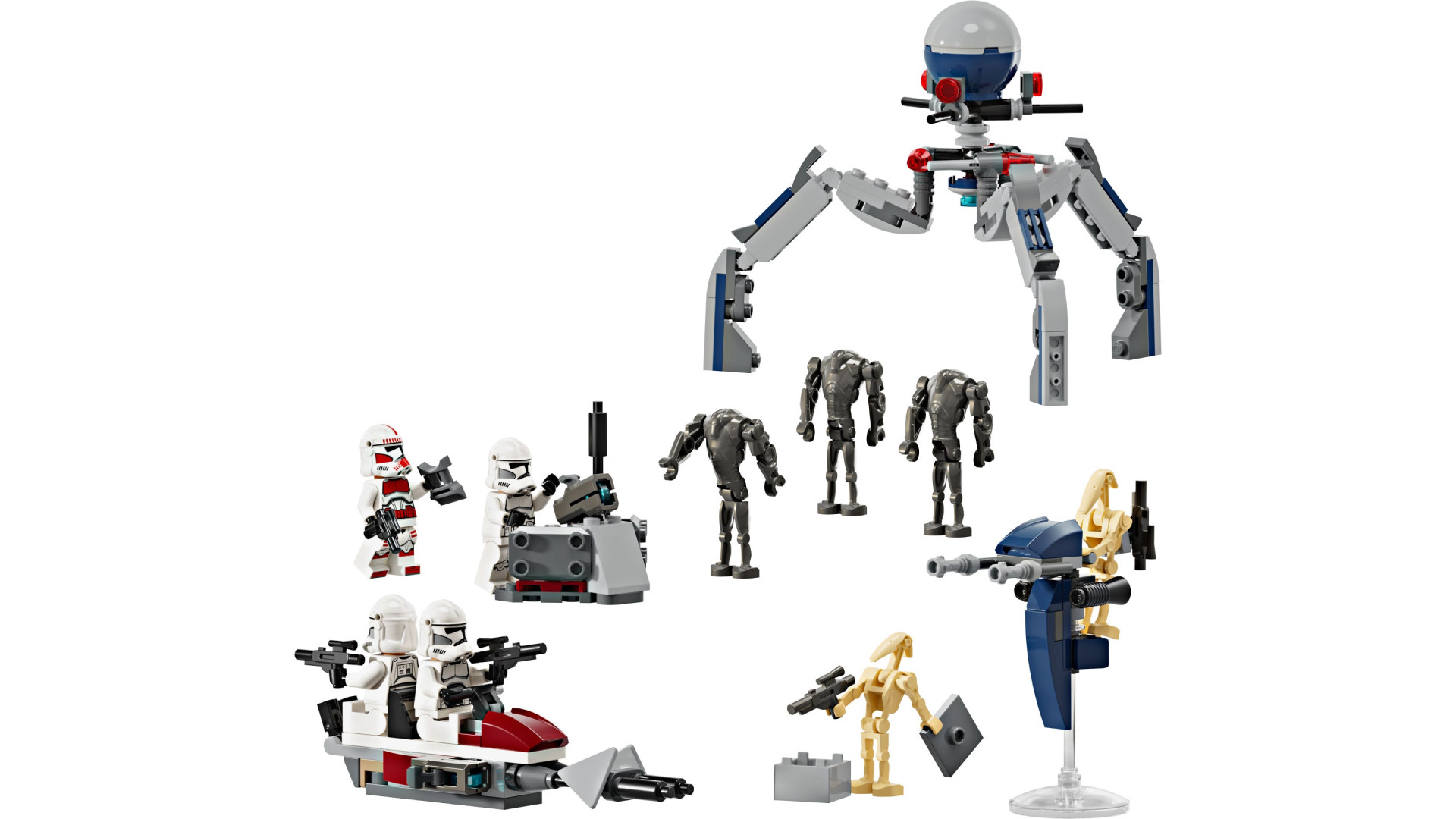 Acheter Lego® 75372 - Pack De Combat Des Clone Troopers™ Et Droïdes De Combat - Lego® Star Wars™