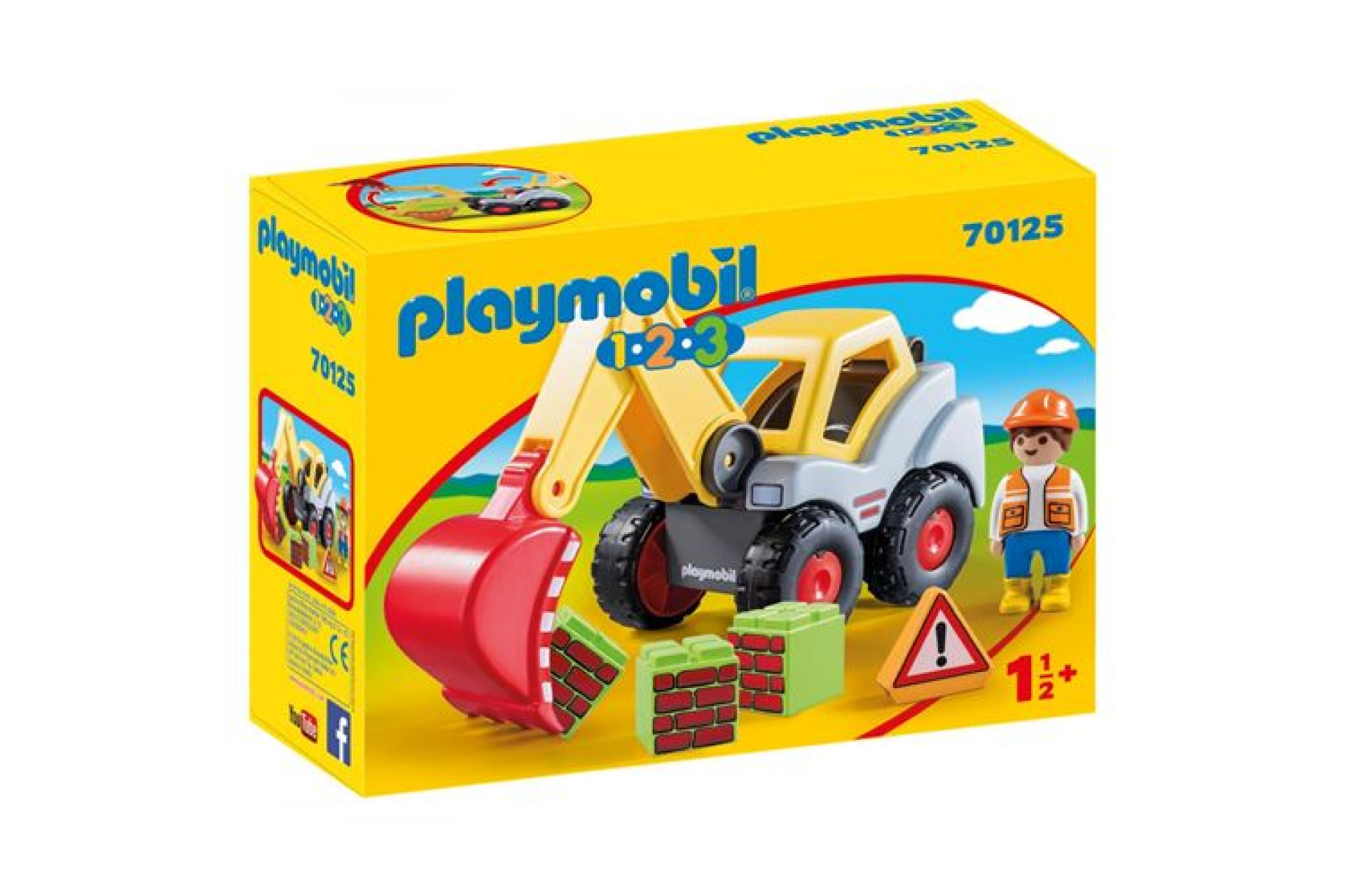 Acheter Playmobil 1.2.3 70125 Pelleteuse