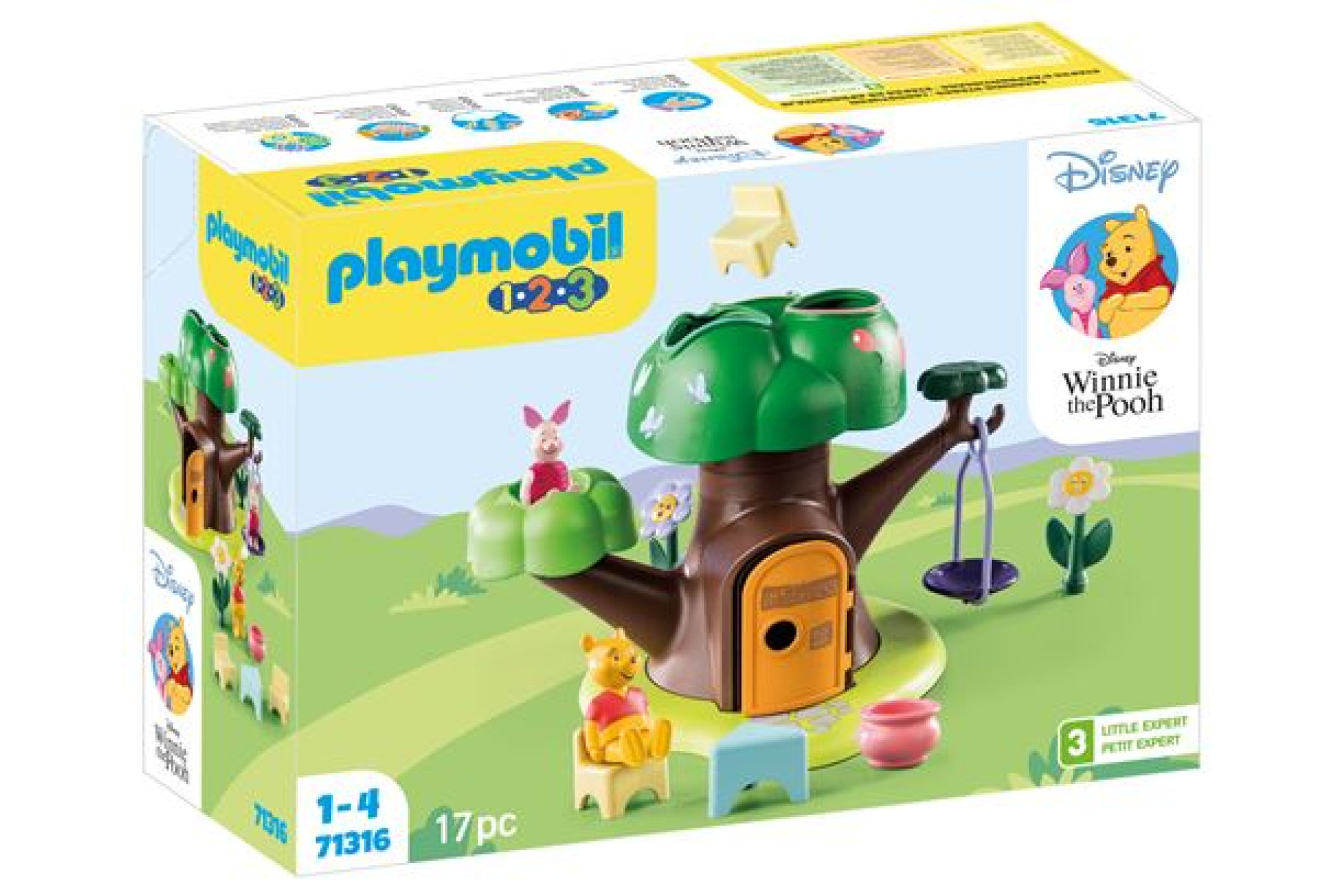 Acheter Playmobil 1.2.3 Disney 71316 Winnie l'ourson et Porcinet avec cabane