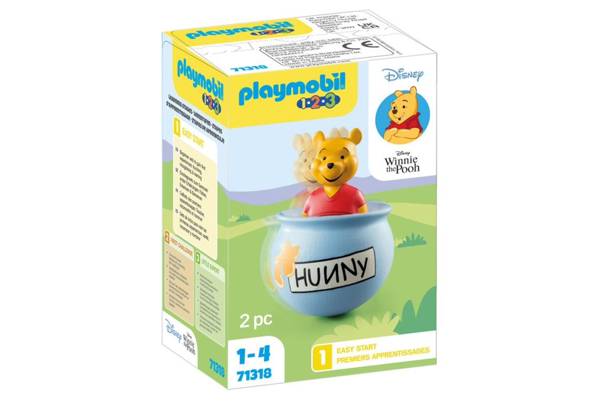 Acheter Playmobil 1.2.3 Disney 71318 Winnie l'ourson et culbuto pot de miel