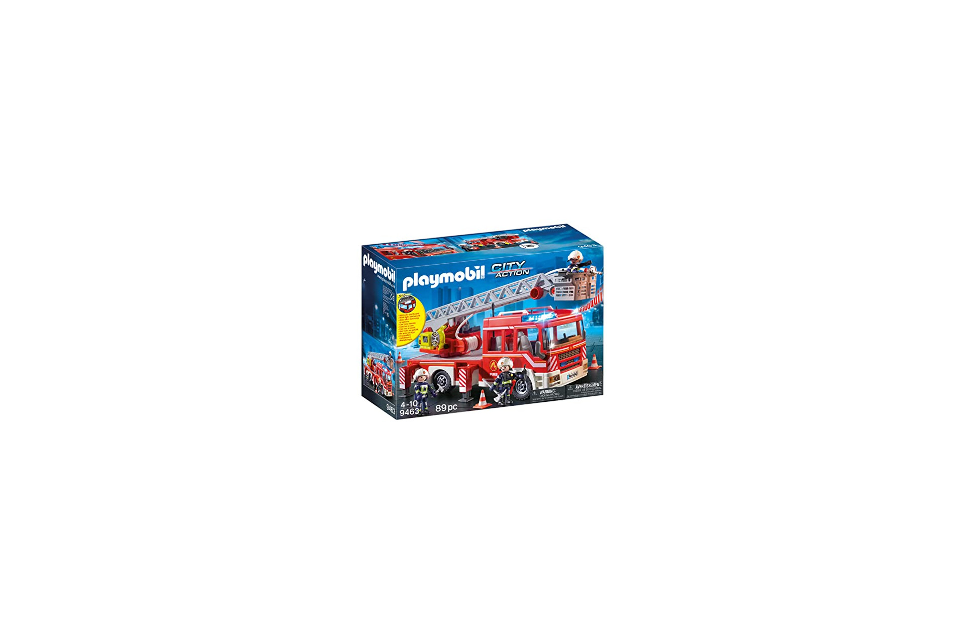 Acheter Playmobil 9463 City Action - Camion de Pompiers avec échelle pivotante