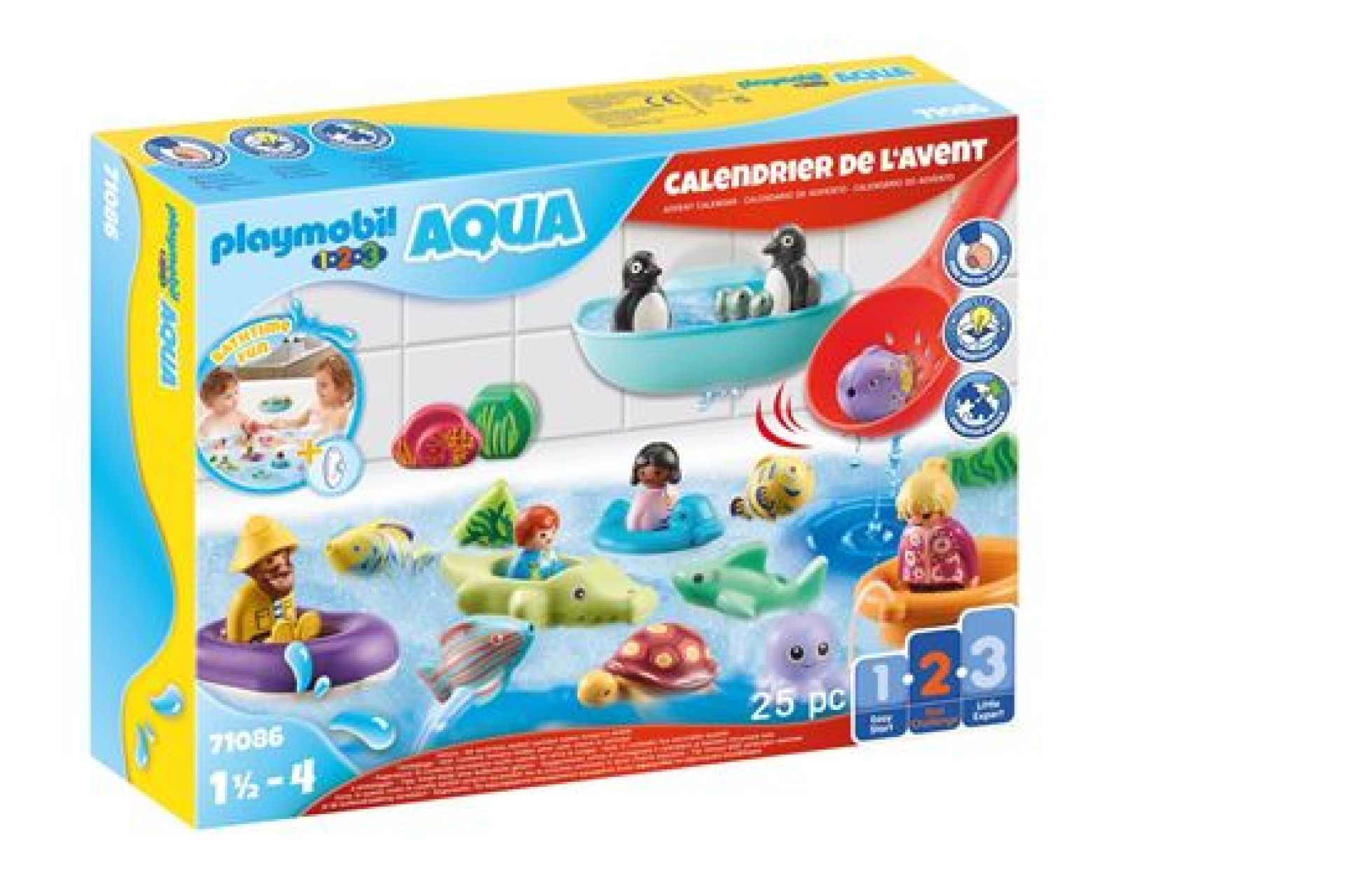 Acheter Playmobil Calendrier de l'Avent 71086 1.2.3 Aqua