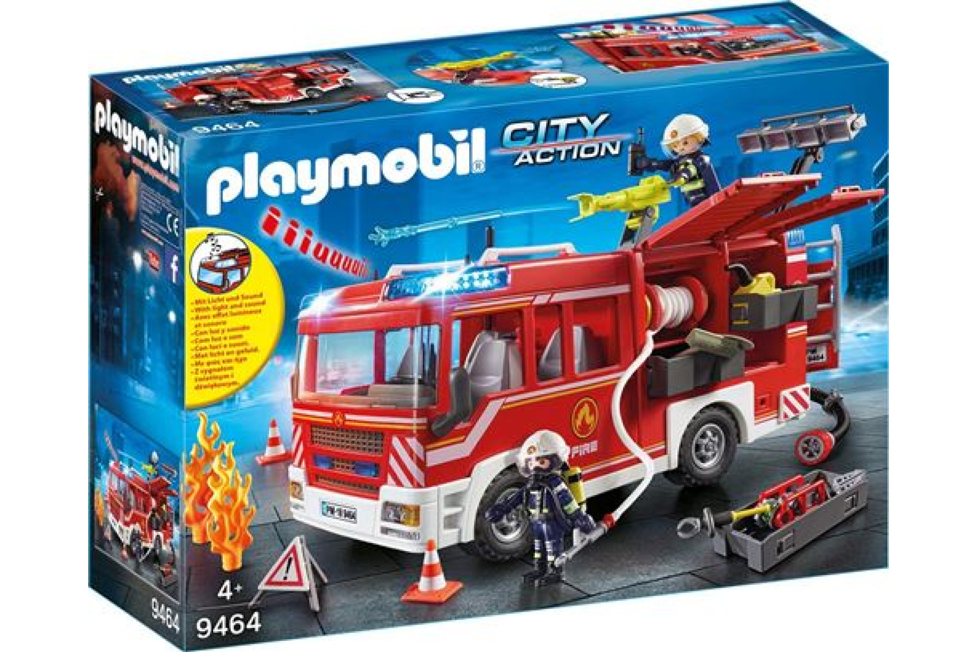 Acheter Playmobil City Action 9464 Fourgon d'intervention des pompiers