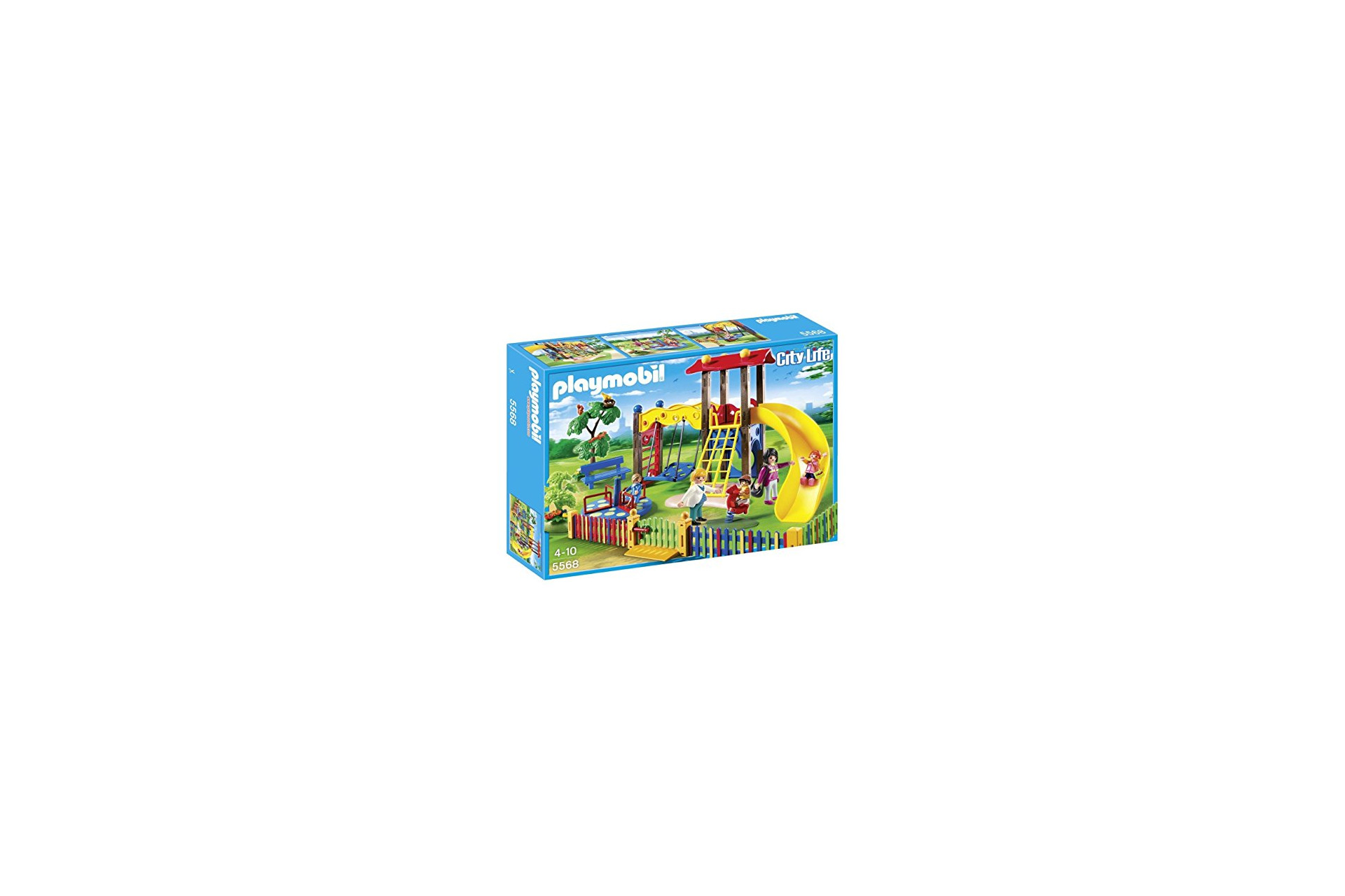 Acheter Playmobil City Life - Square Pour Enfants Avec Jeux 5568