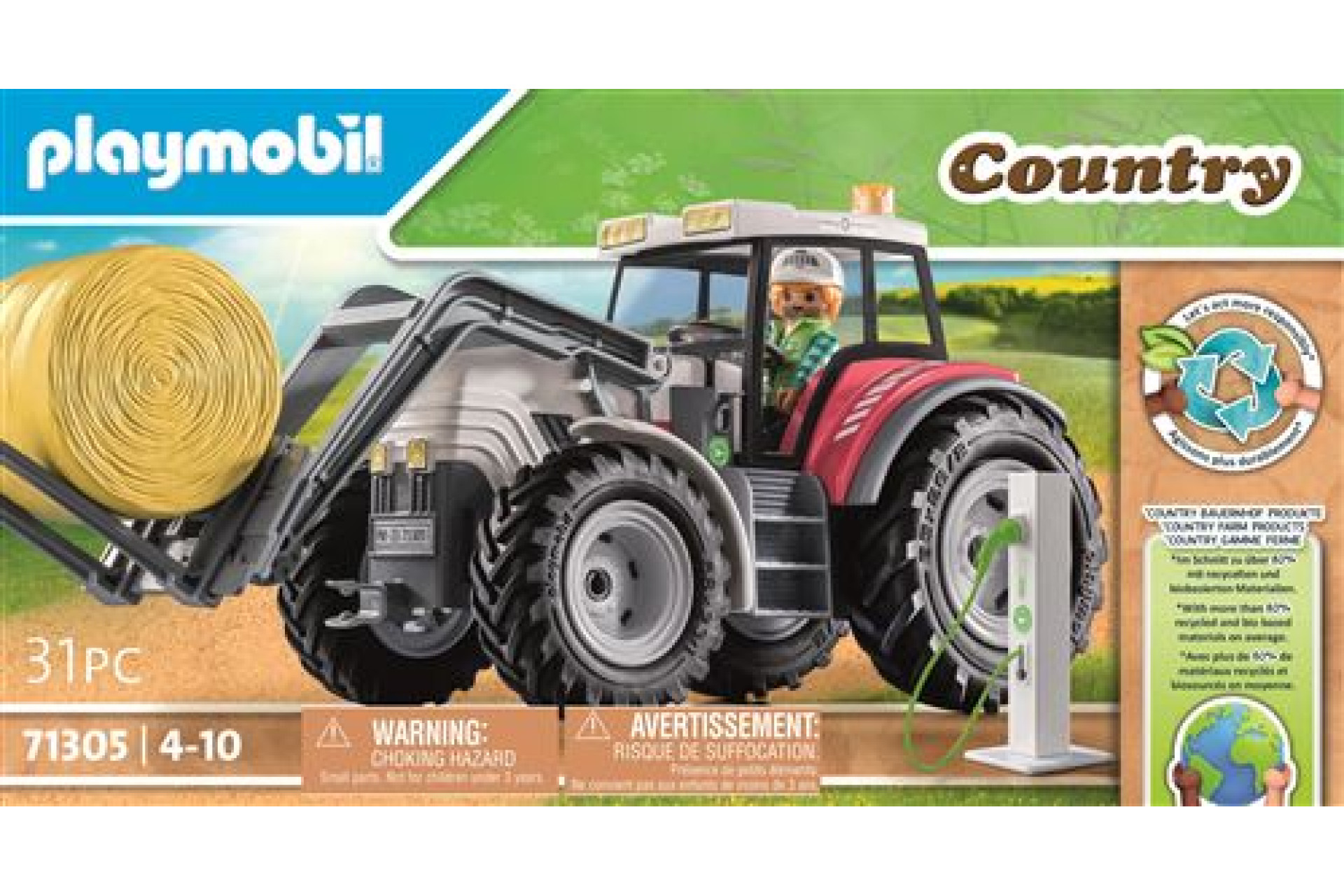 Acheter Playmobil Country 71305 Grand tracteur électrique