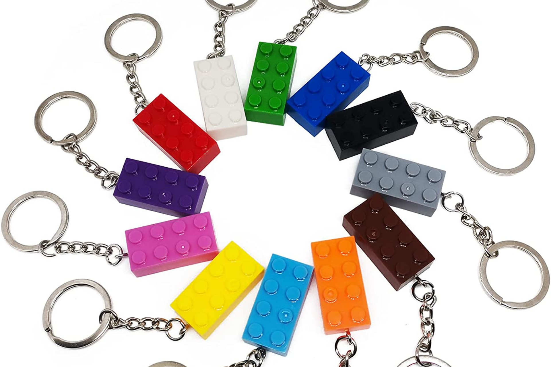Acheter Porte-clés en Brique Lego, 12 Couleurs