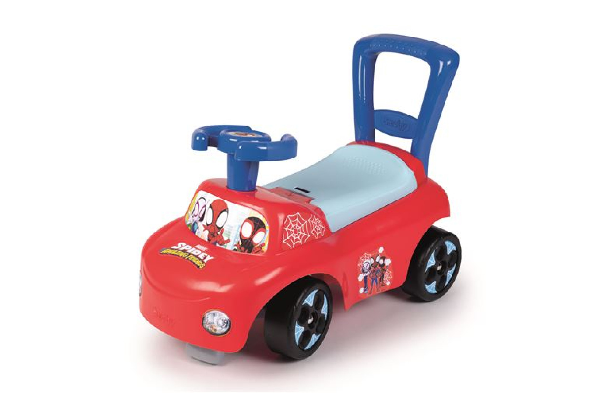 Acheter Porteur bébé Smoby auto ergonomique aux couleurs de Spidey