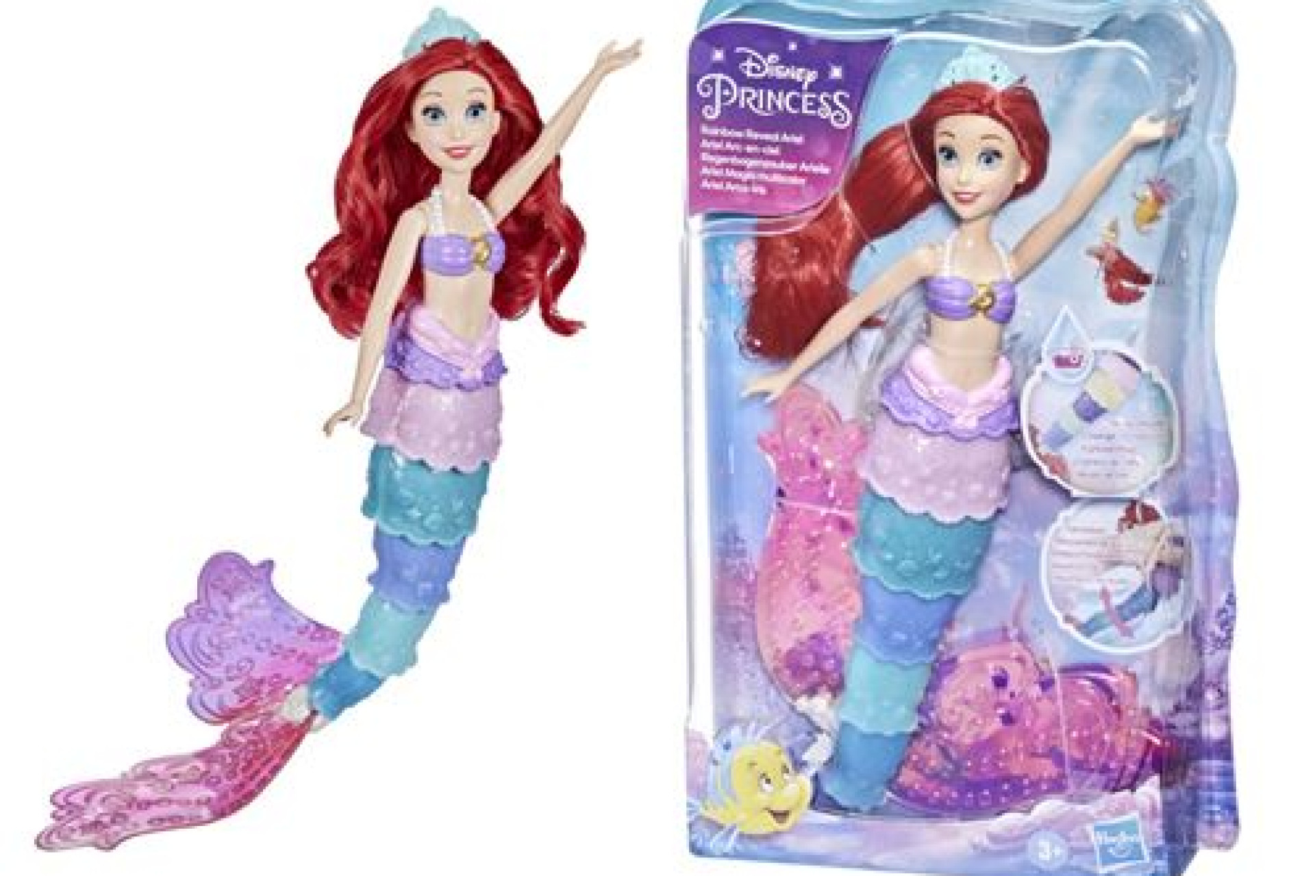 Acheter Poupée Disney Princesses Ariel Sirène Arc en Ciel 