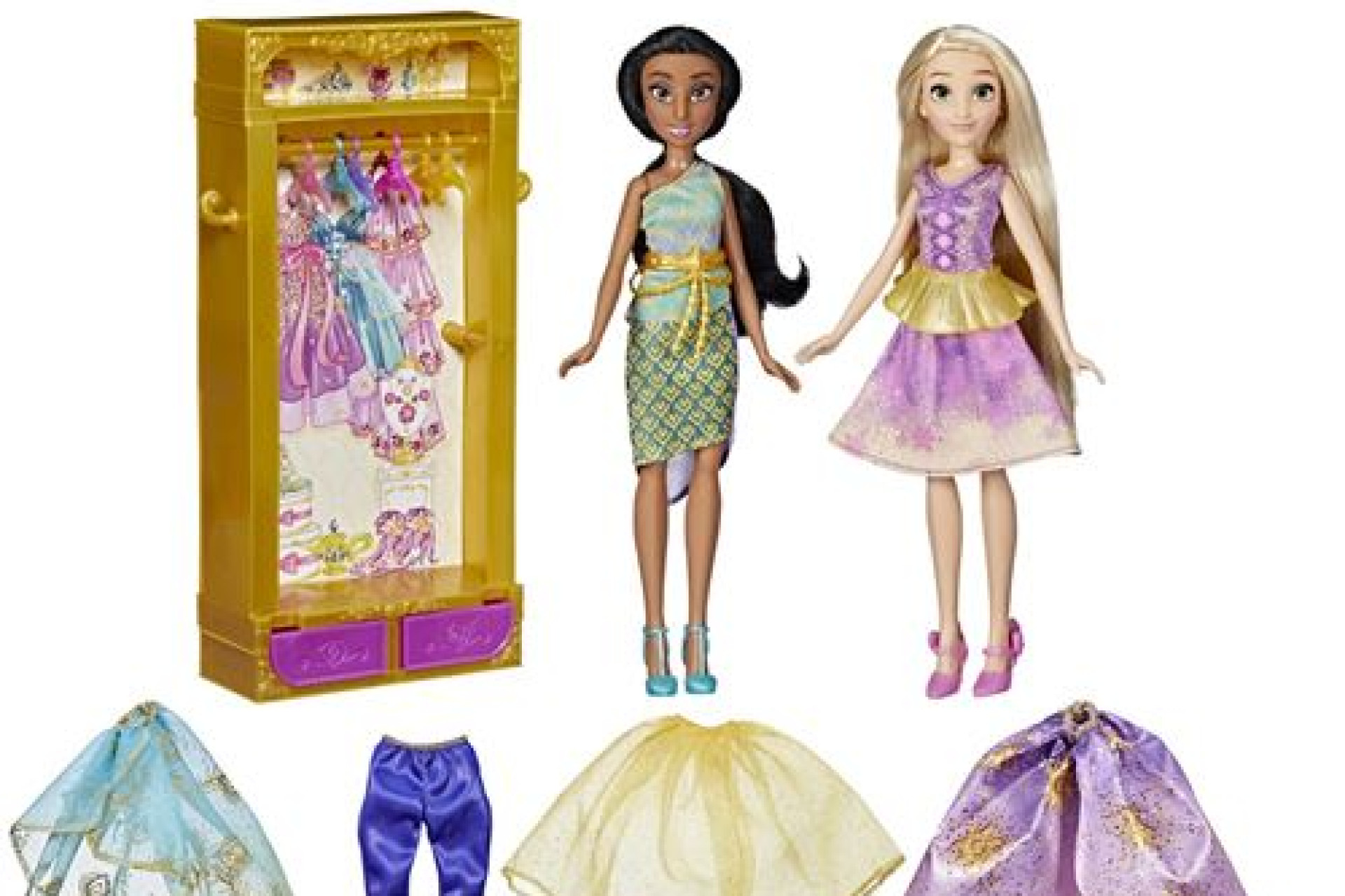 Acheter Poupée Disney Princesses Le Dressing de Jasmine et Raiponce