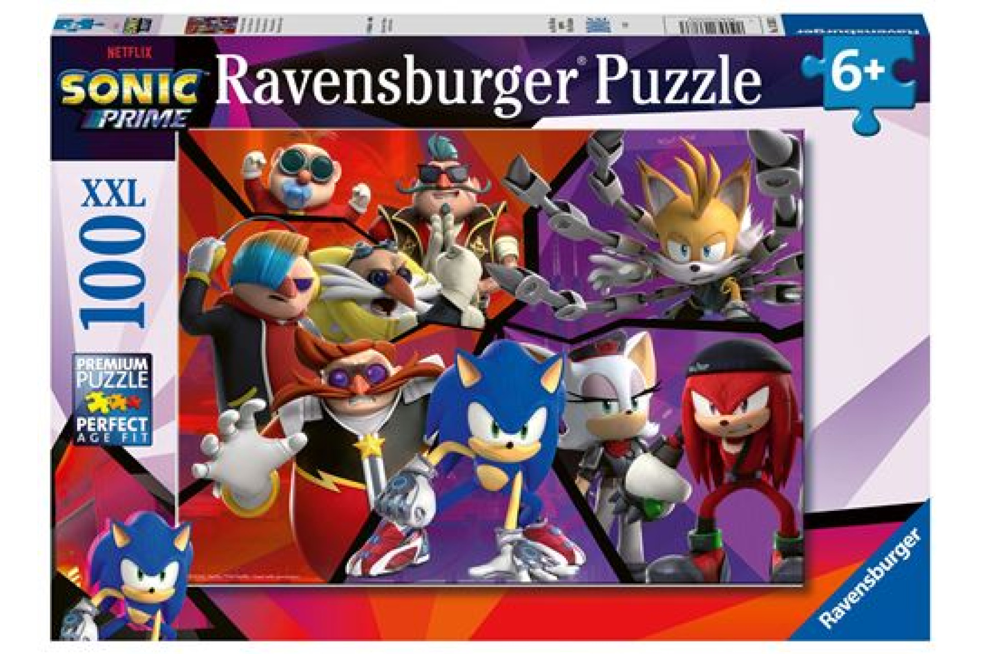 Acheter Puzzle 100 pièces XXL Ravensburger Sonic Prime
