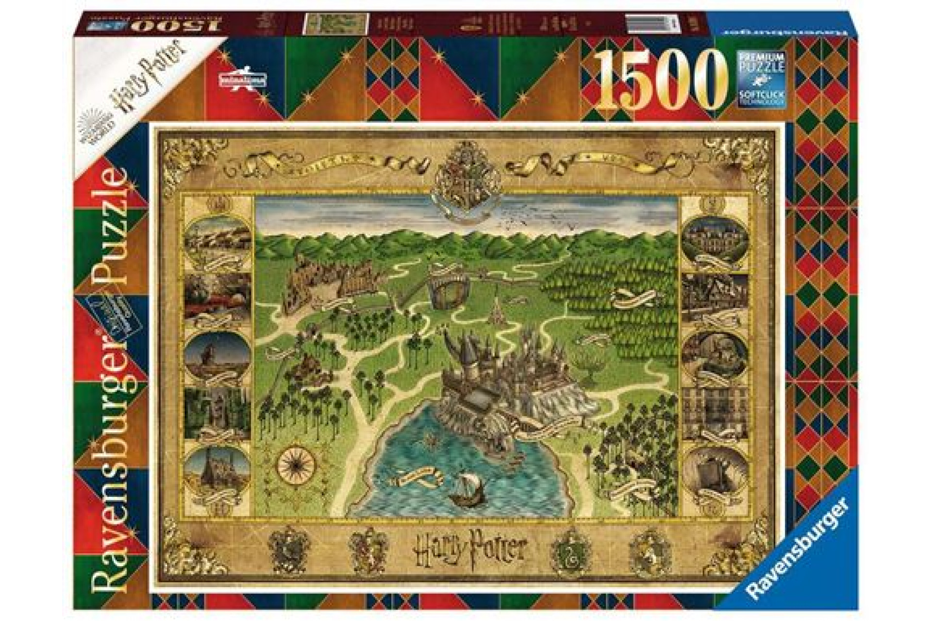 Acheter Puzzle 1500 pièces Ravensburger Harry Potter La carte de Poudlard