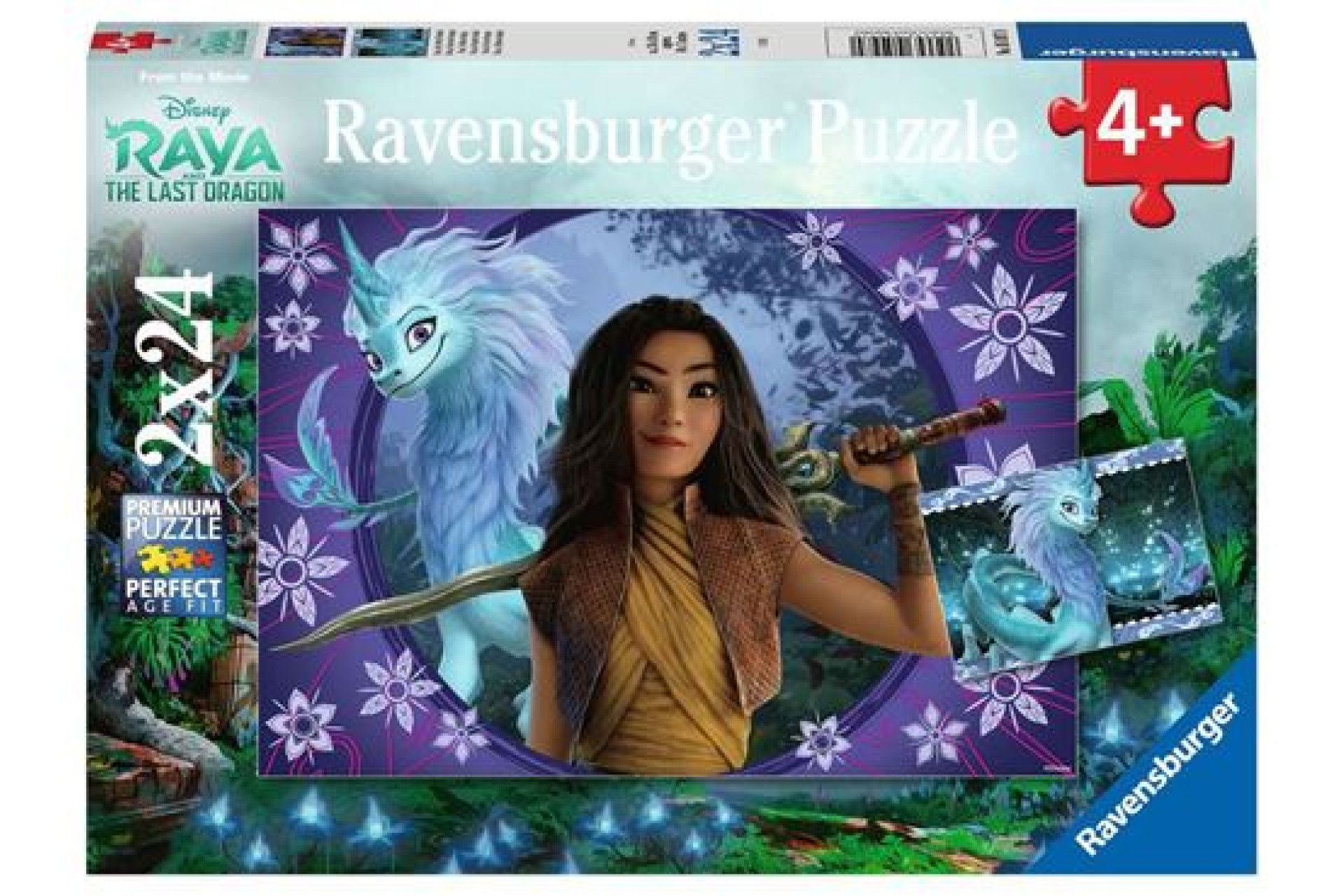 Acheter Puzzle 2 x 24 pièces Ravensburger Disney Raya et le dernier dragon