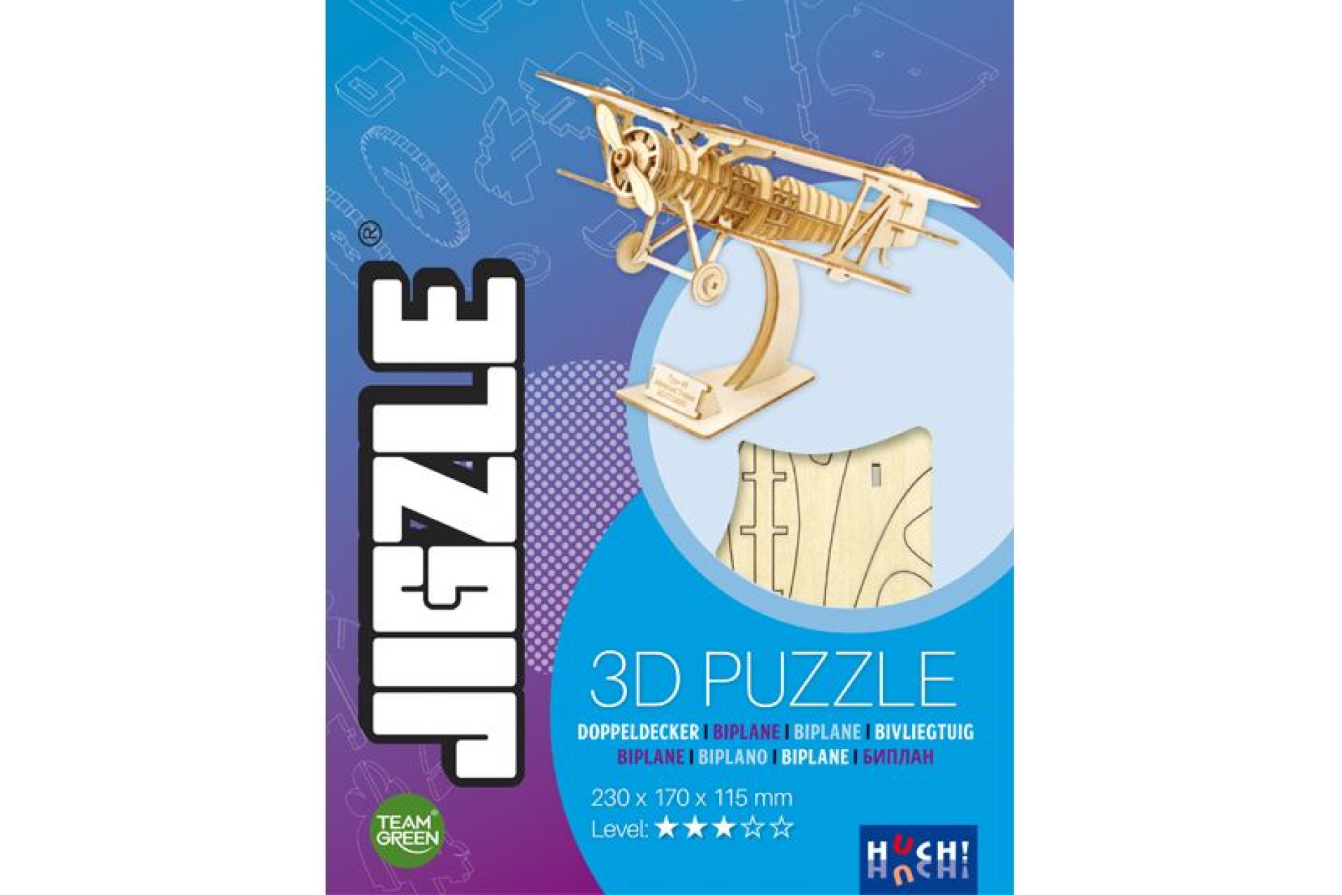 Acheter Puzzle 3D Atalia Jeux Jigzle Biplan