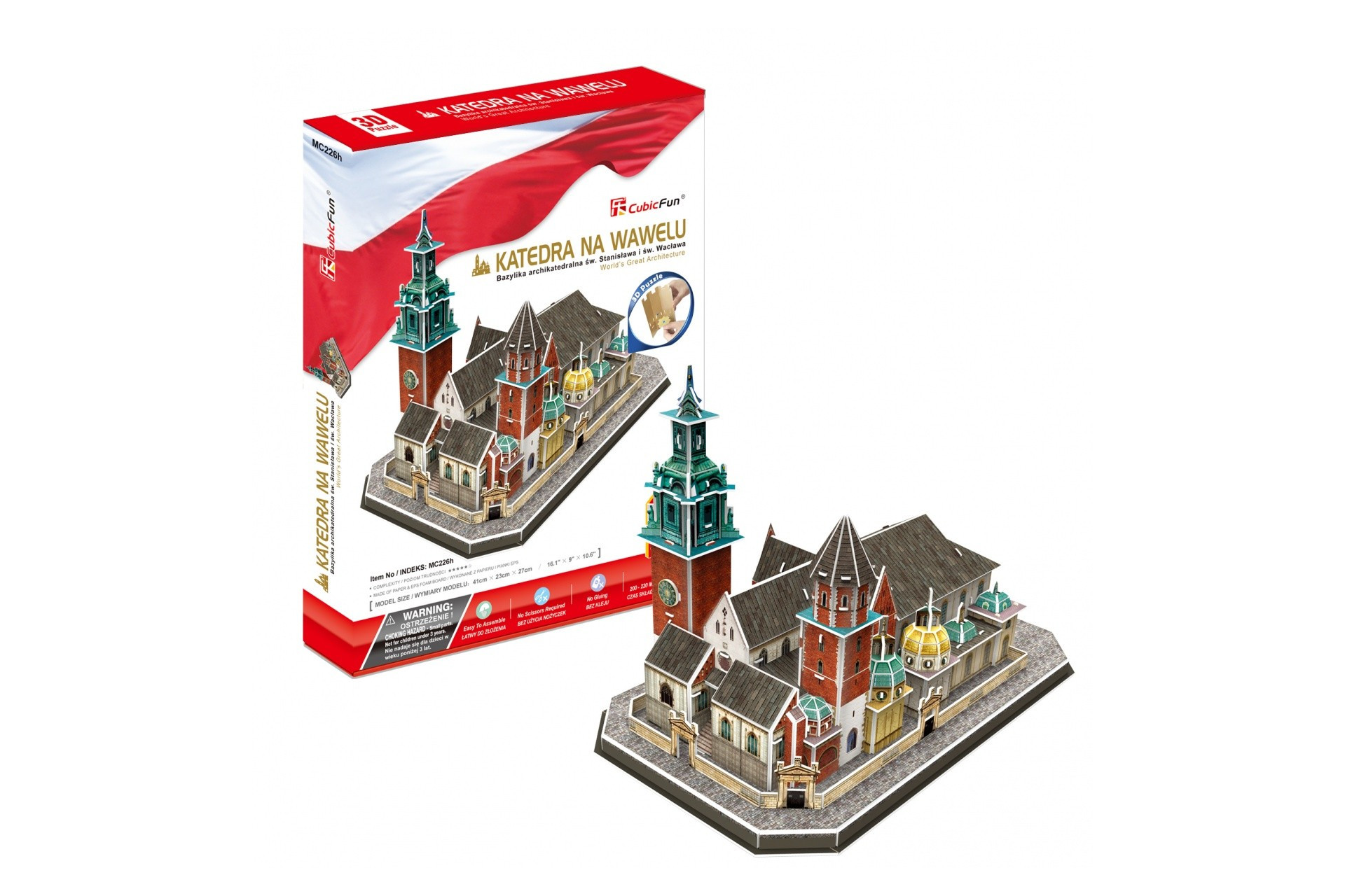 Acheter Puzzle 3D - Cathédrale du Wawel Cubic Fun