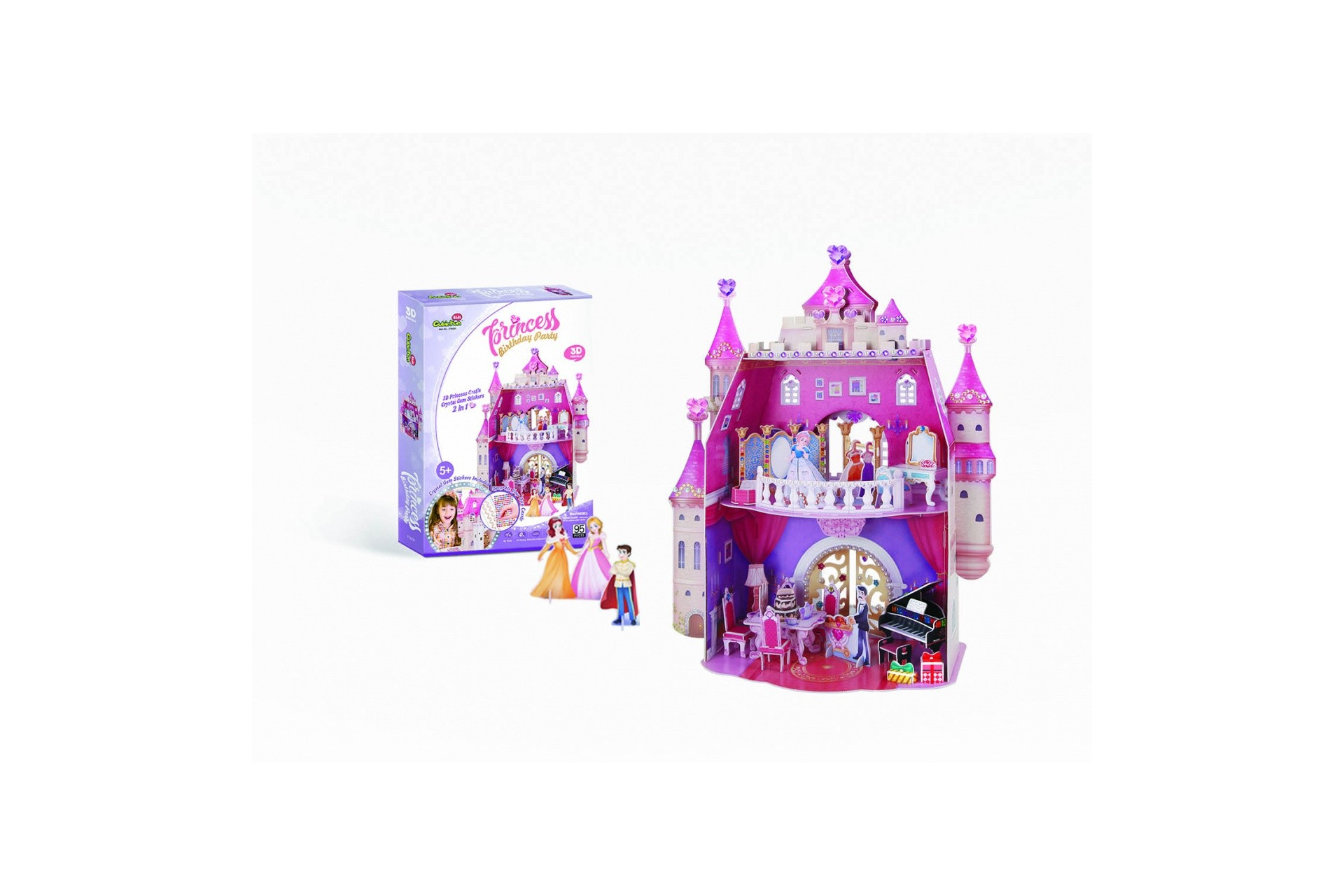 Acheter Puzzle 3D - Princess Birthday Party Cubic Fun