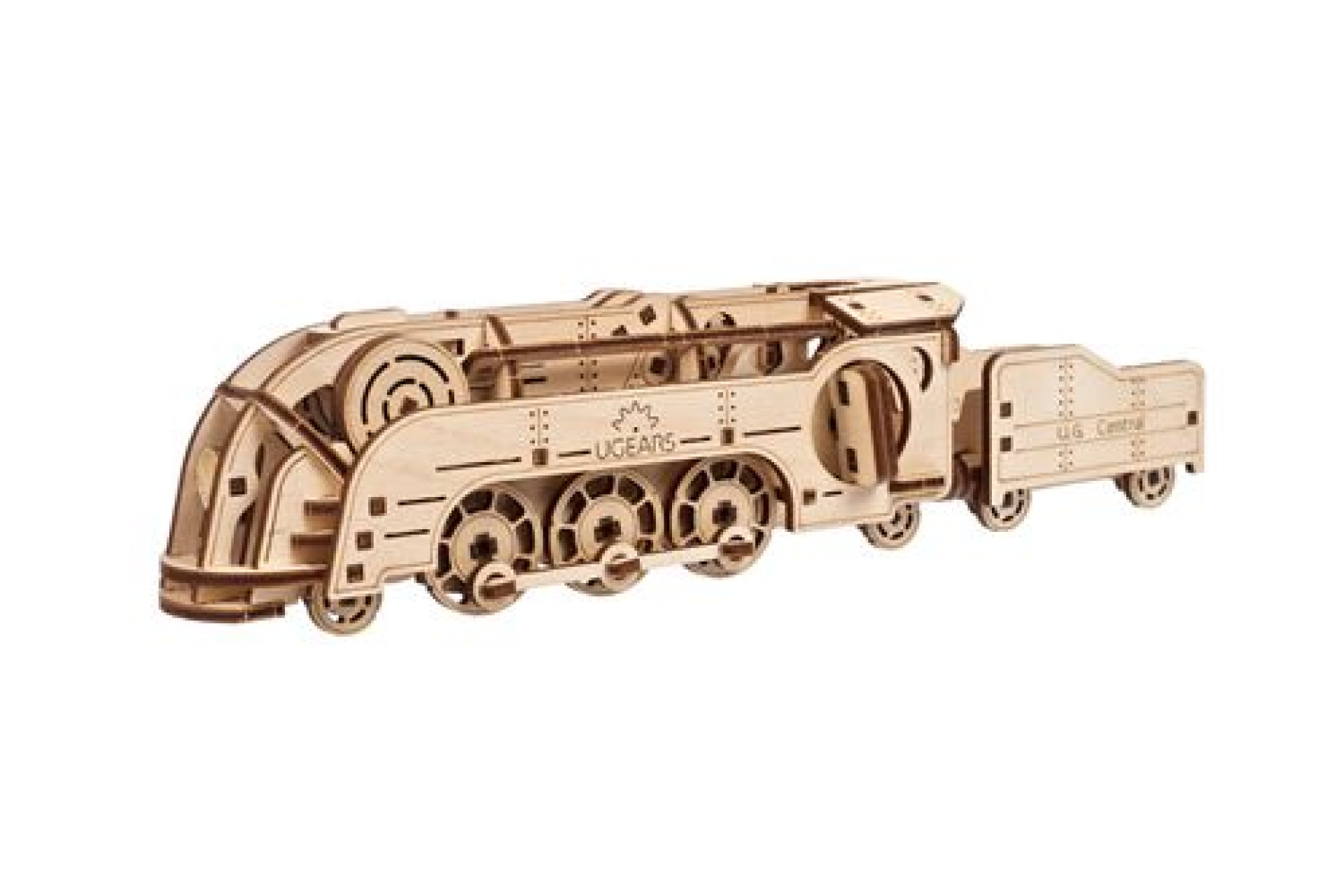 Acheter Puzzle 3D Ugears Modèles mécaniques Mini locomotive Bois