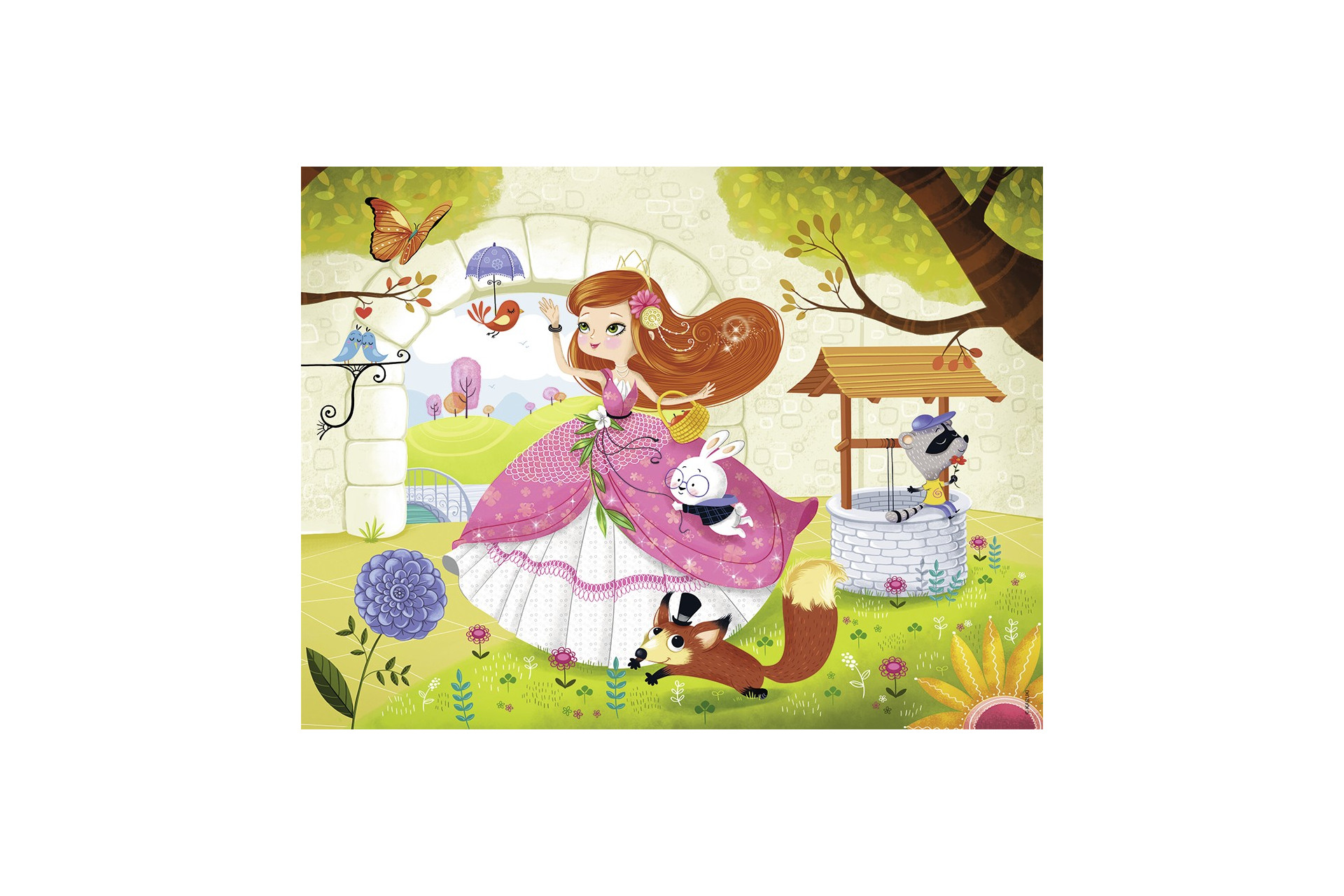Acheter Puzzle 60 pièces : Après-midi entre princesses Disney - Nathan