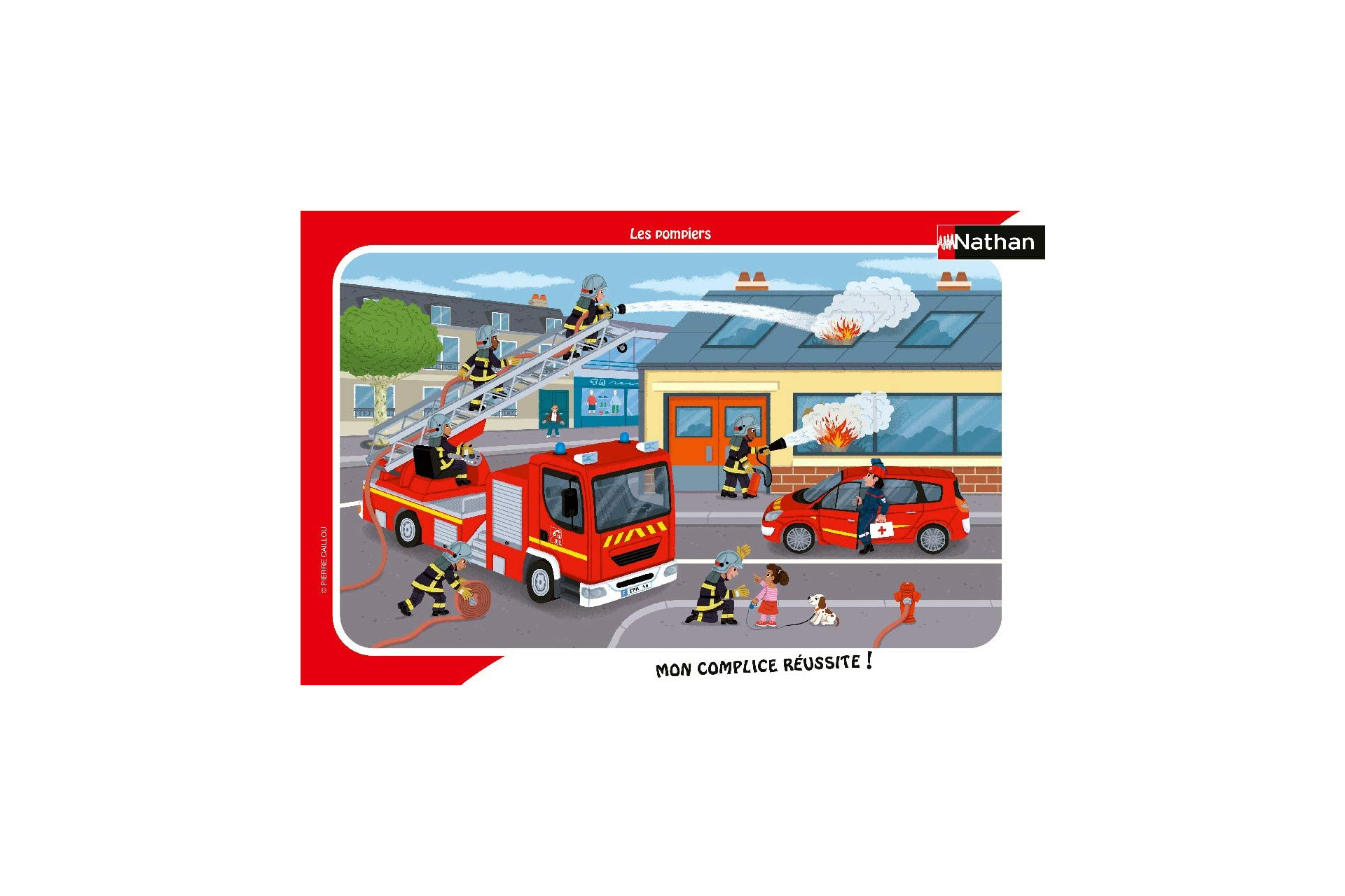 Acheter Puzzle Cadre 15 Pièces - Les Pompiers