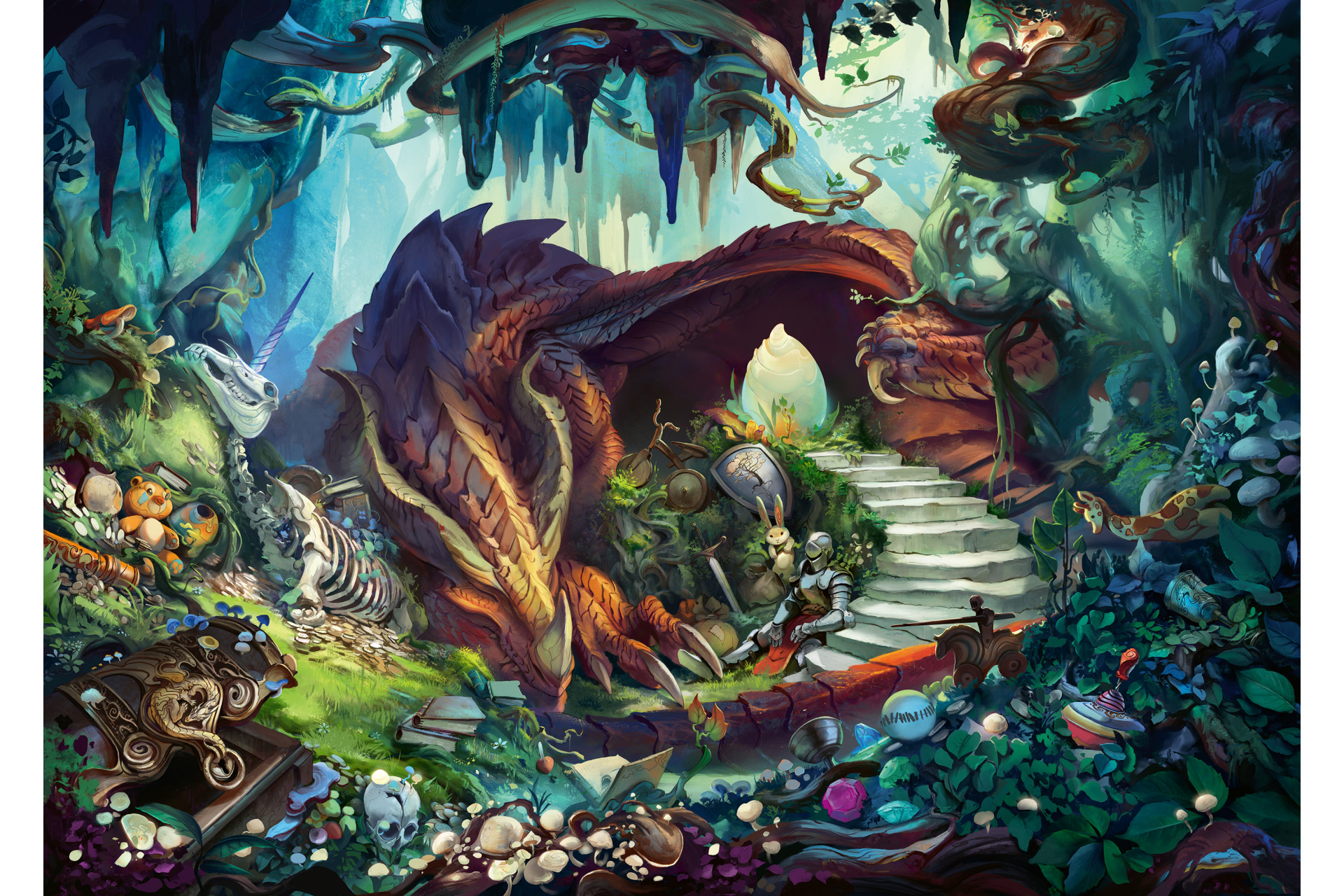 Acheter Puzzle Dans la Caverne du Dragon Ravensburger