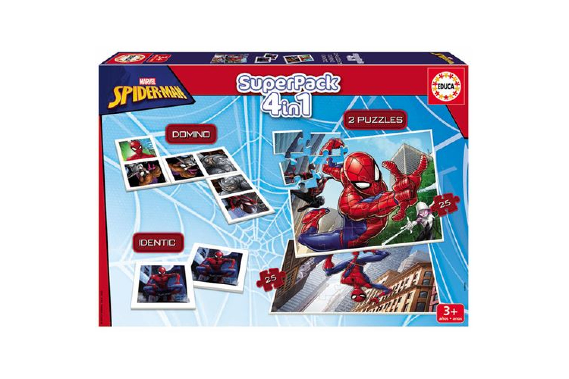 Acheter Puzzle Educa Superpack Spiderman