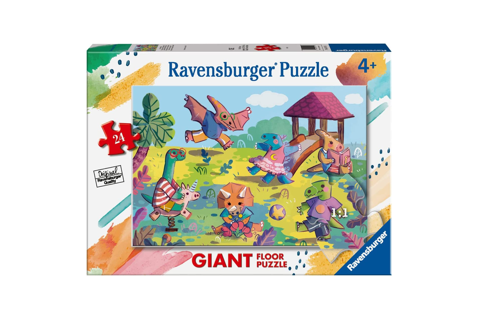 Acheter Puzzle 24 Pièces - La Récréation Des Dinosaures - Ravensburger