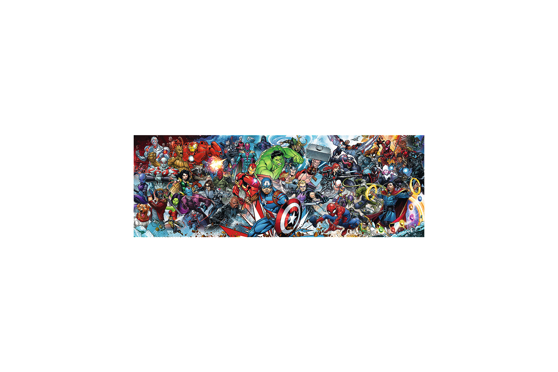 Acheter Puzzle Panorama - Marvel - 1000 Pièces