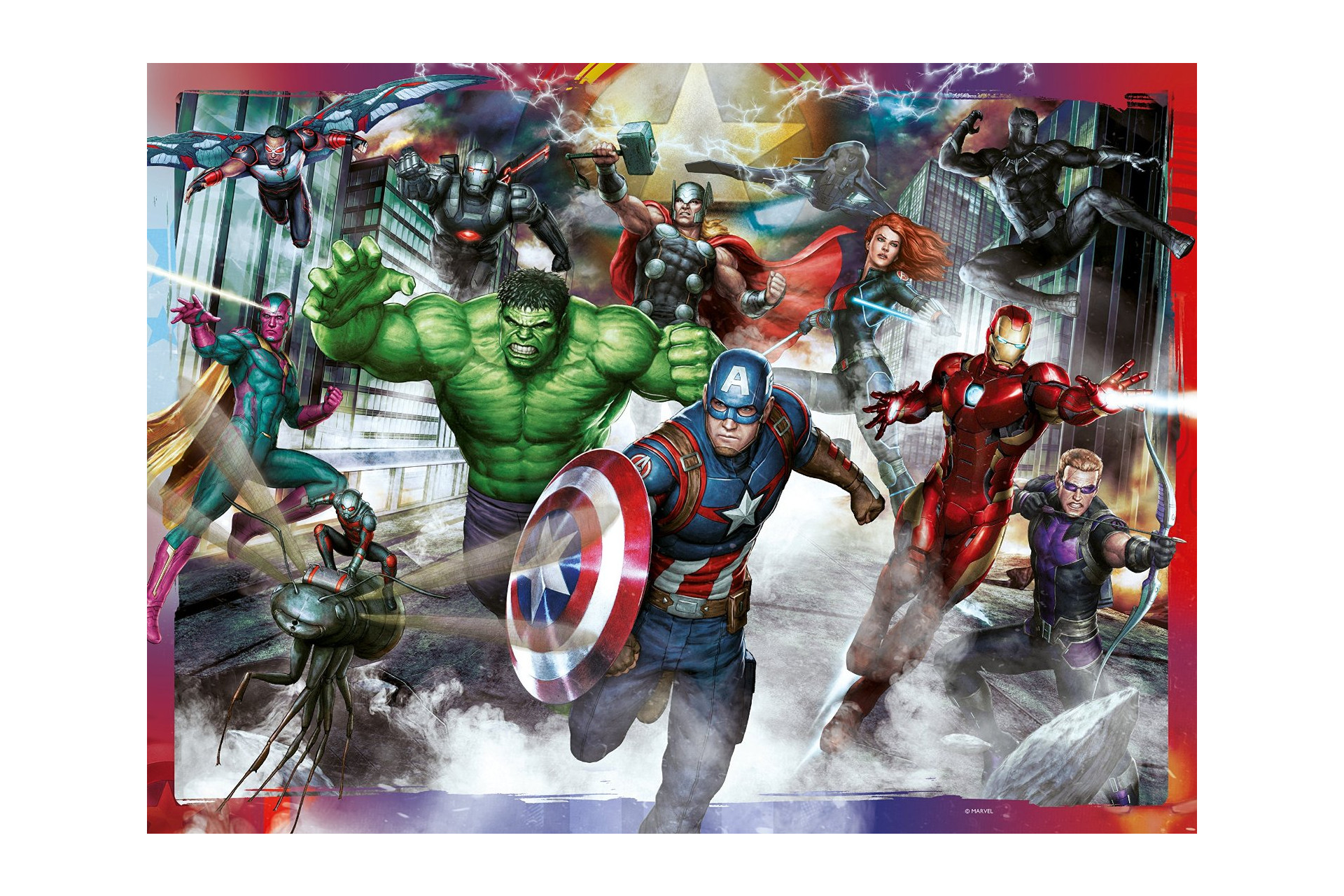 Acheter Puzzle 100 Pièces Xxl - Les Plus Grands Héros / Marvel Avengers