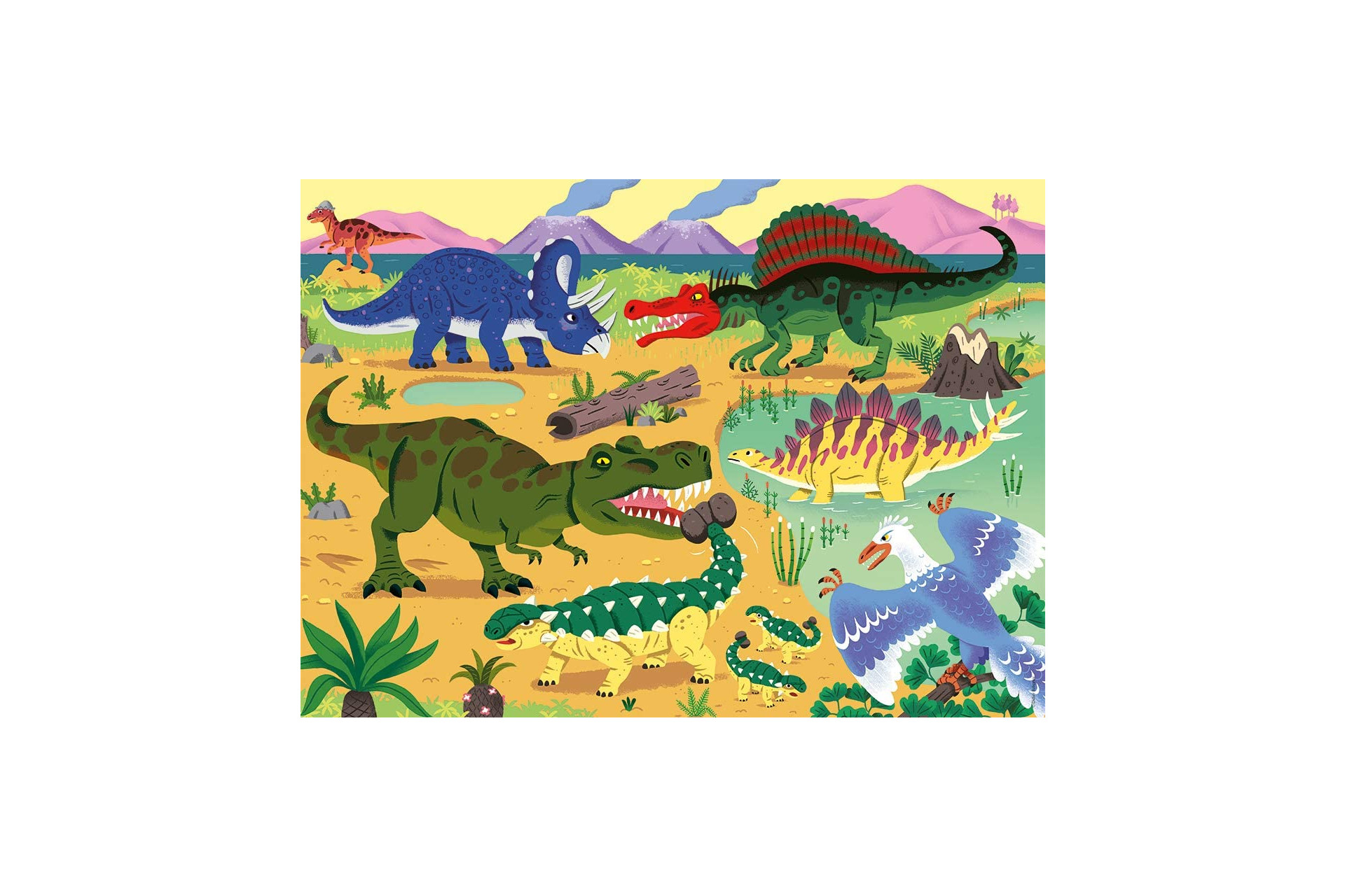 Acheter Nathan Puzzle 60 Pièces - Les Dinosaures Du Crétacé