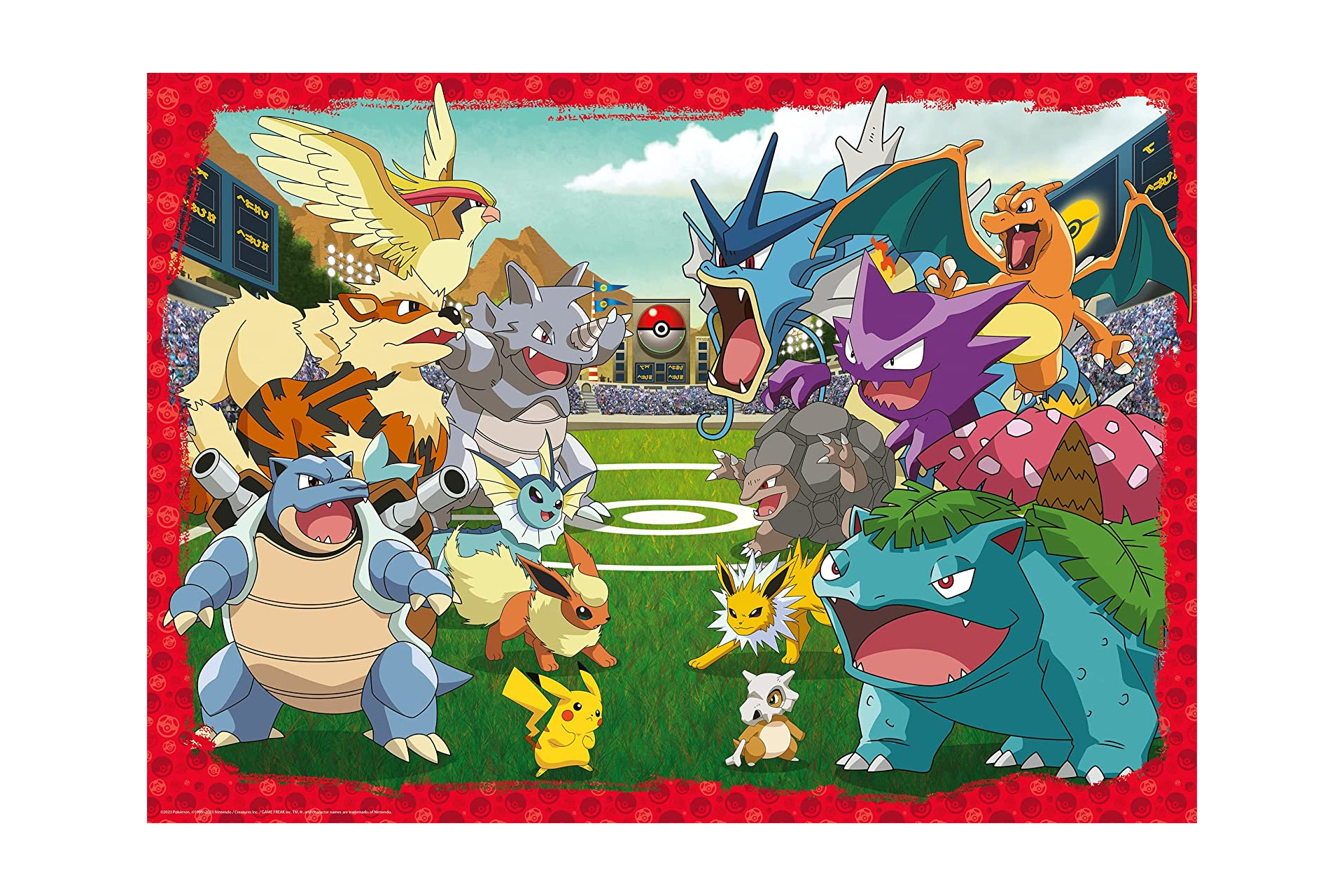 Acheter Puzzle 1000 Pièces - L'affrontement Des Pokémon