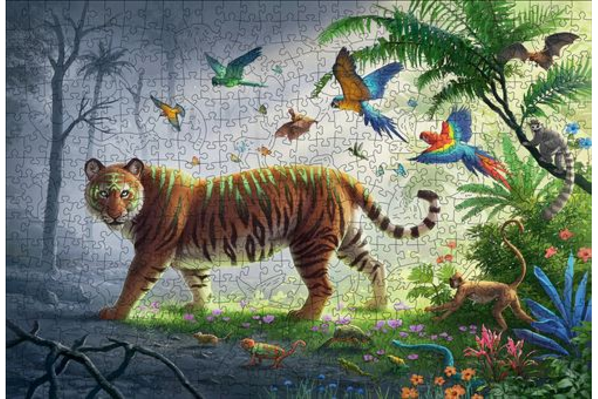 Acheter Puzzle Ravensburger Tigre de la jungle 500 pièces
