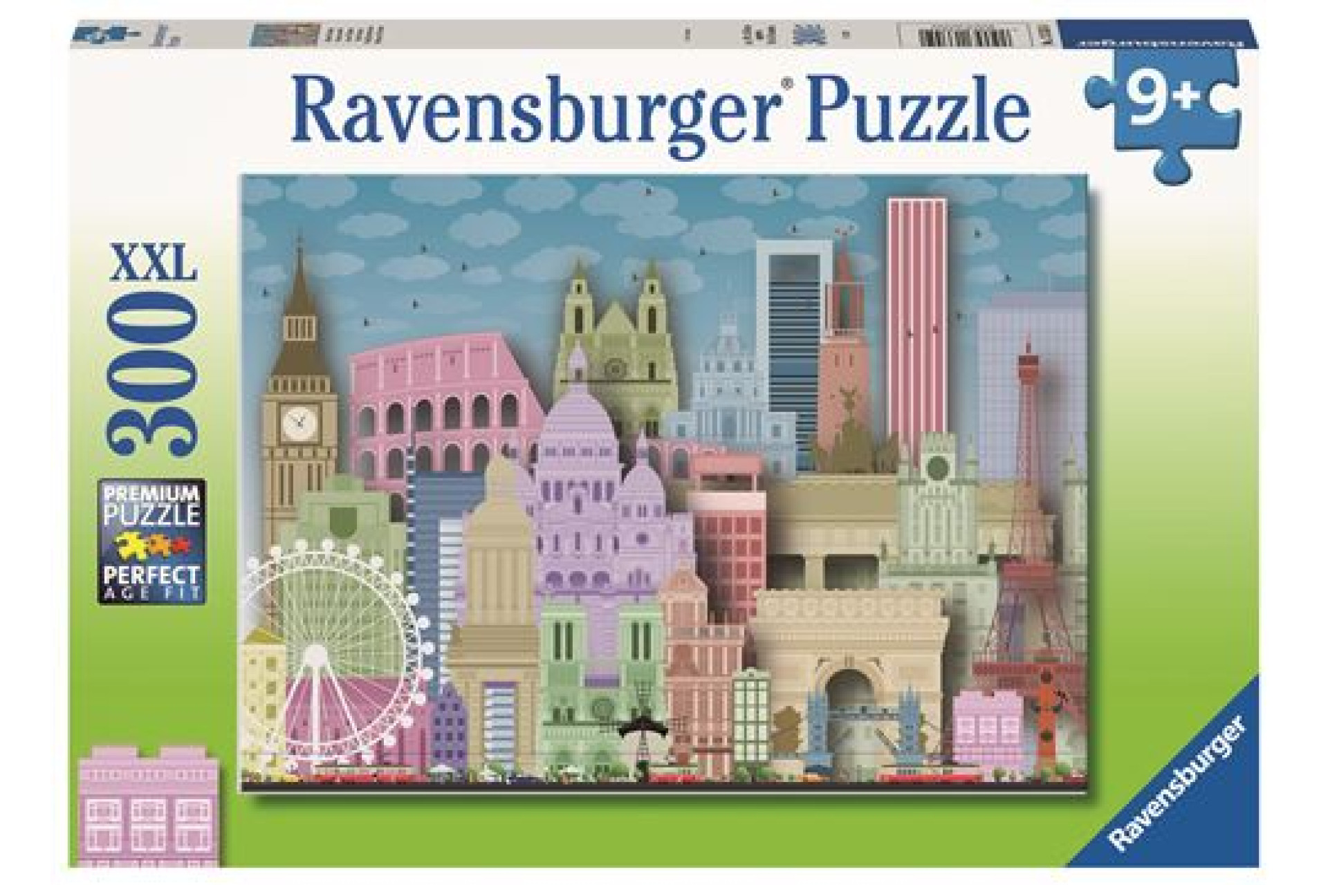 Acheter Puzzle Ravensburger XXL Europe colorée 300 pièces