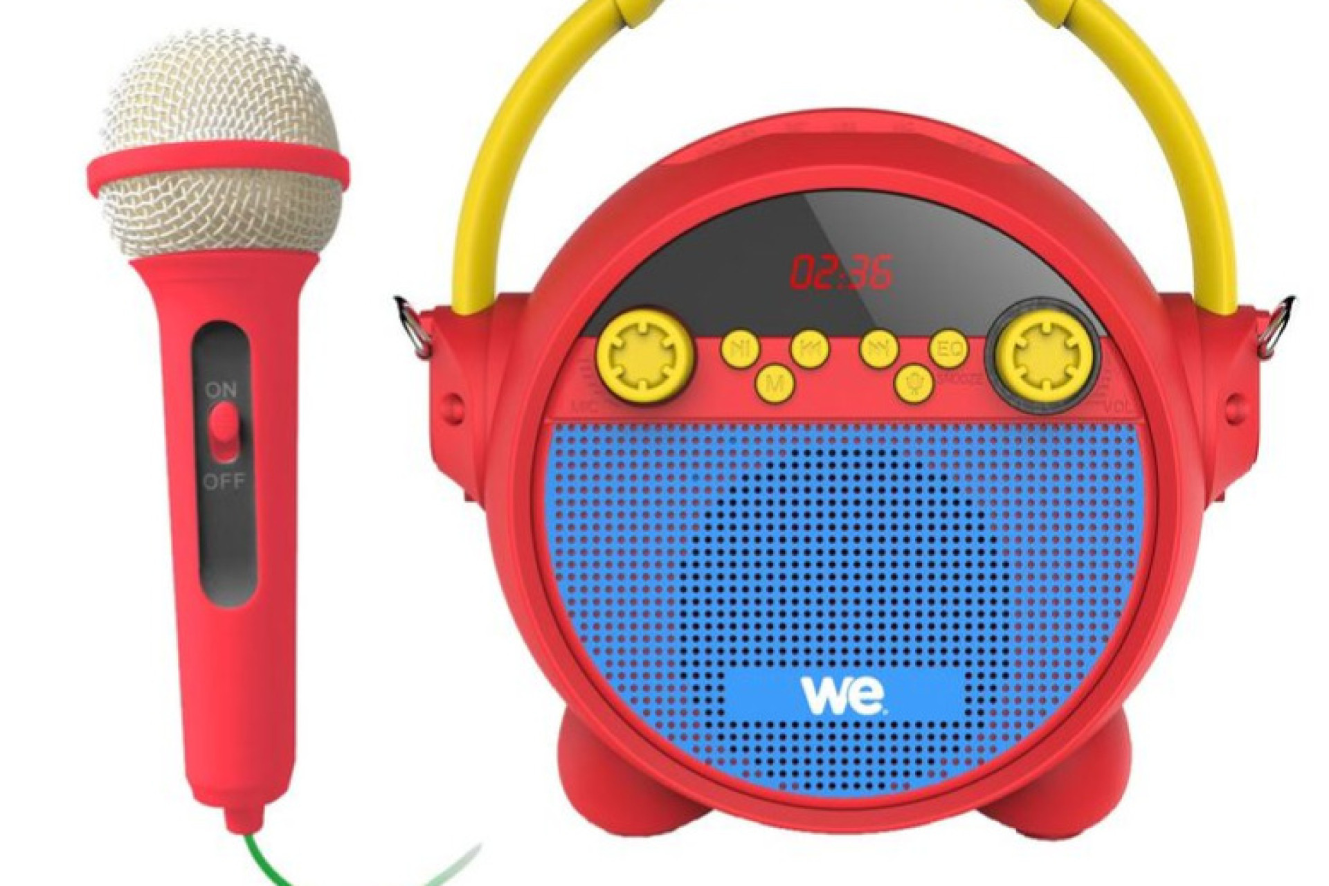 Acheter Radio réveil karaoké avec micro Bluetooth WeKids