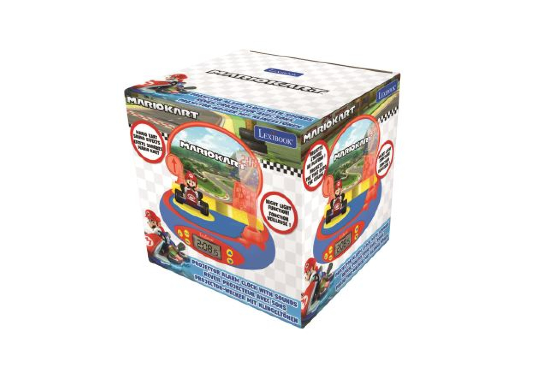 Acheter Réveil projecteur Lexibook Mario Kart 3D avec sons du jeu vidéo
