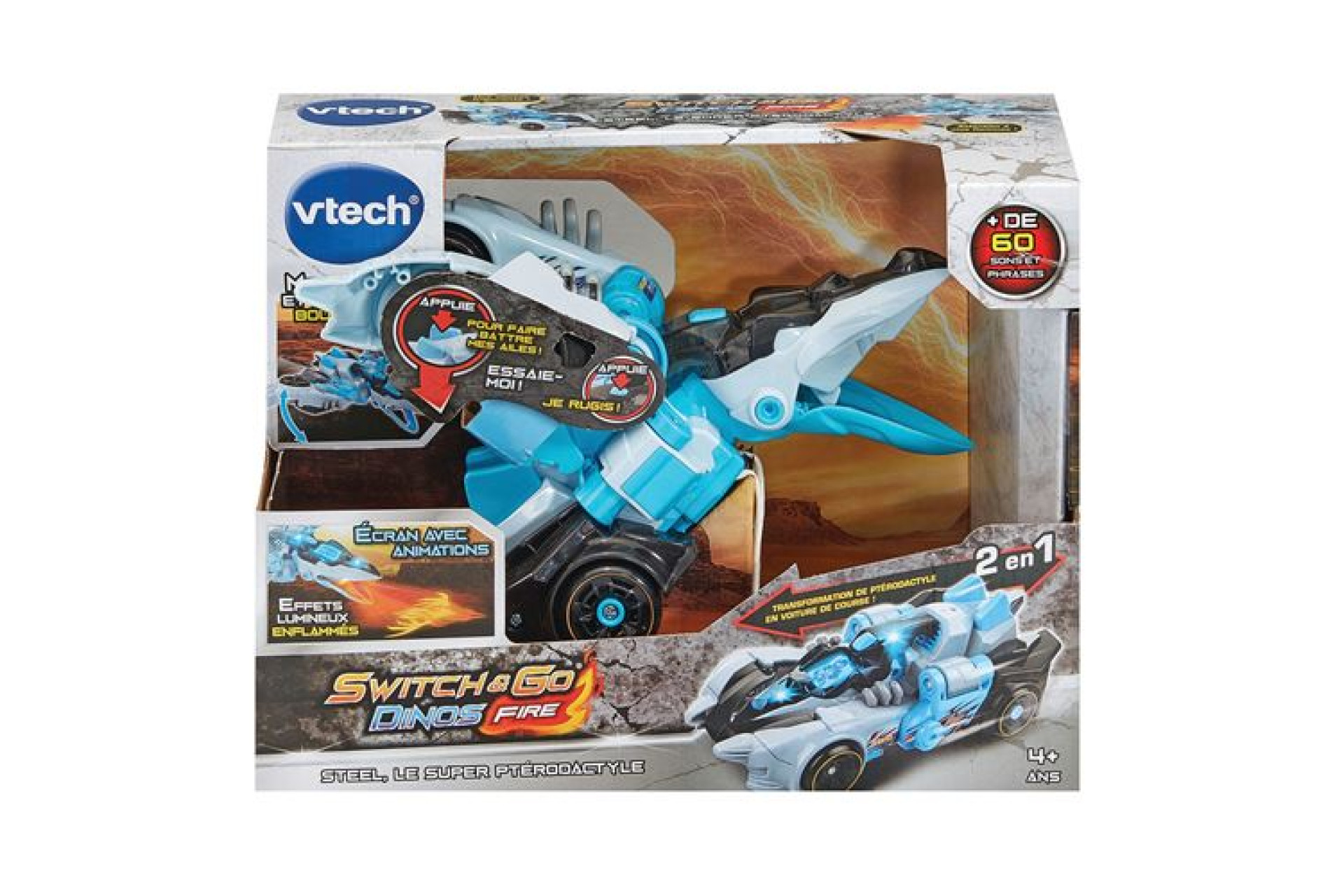 Acheter Robot éducatif Vtech Switch & Go Dinos Steel Le super Ptérodactyle