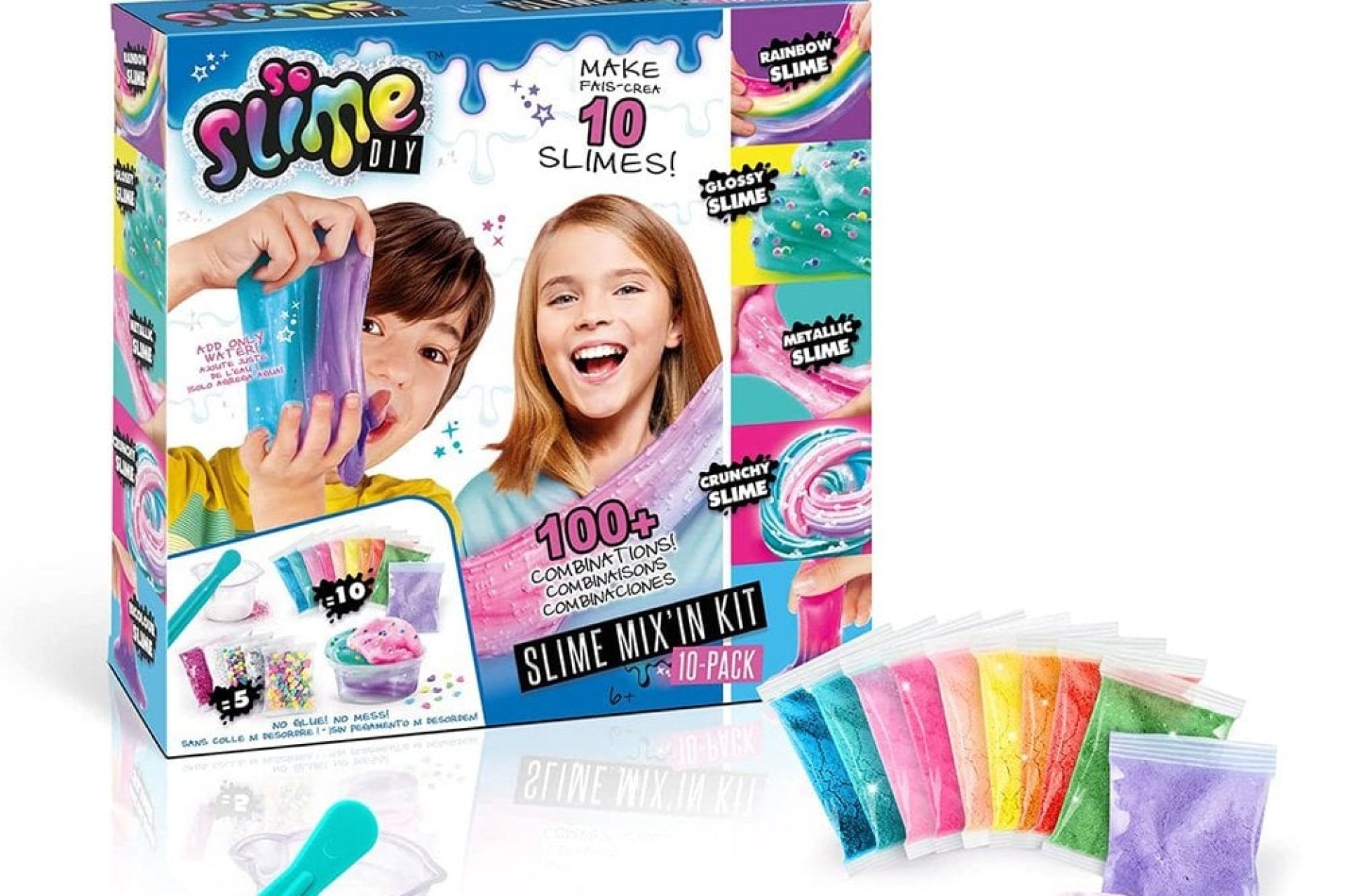 Acheter Kit De Fabrication De 10 Slimes - So Slime