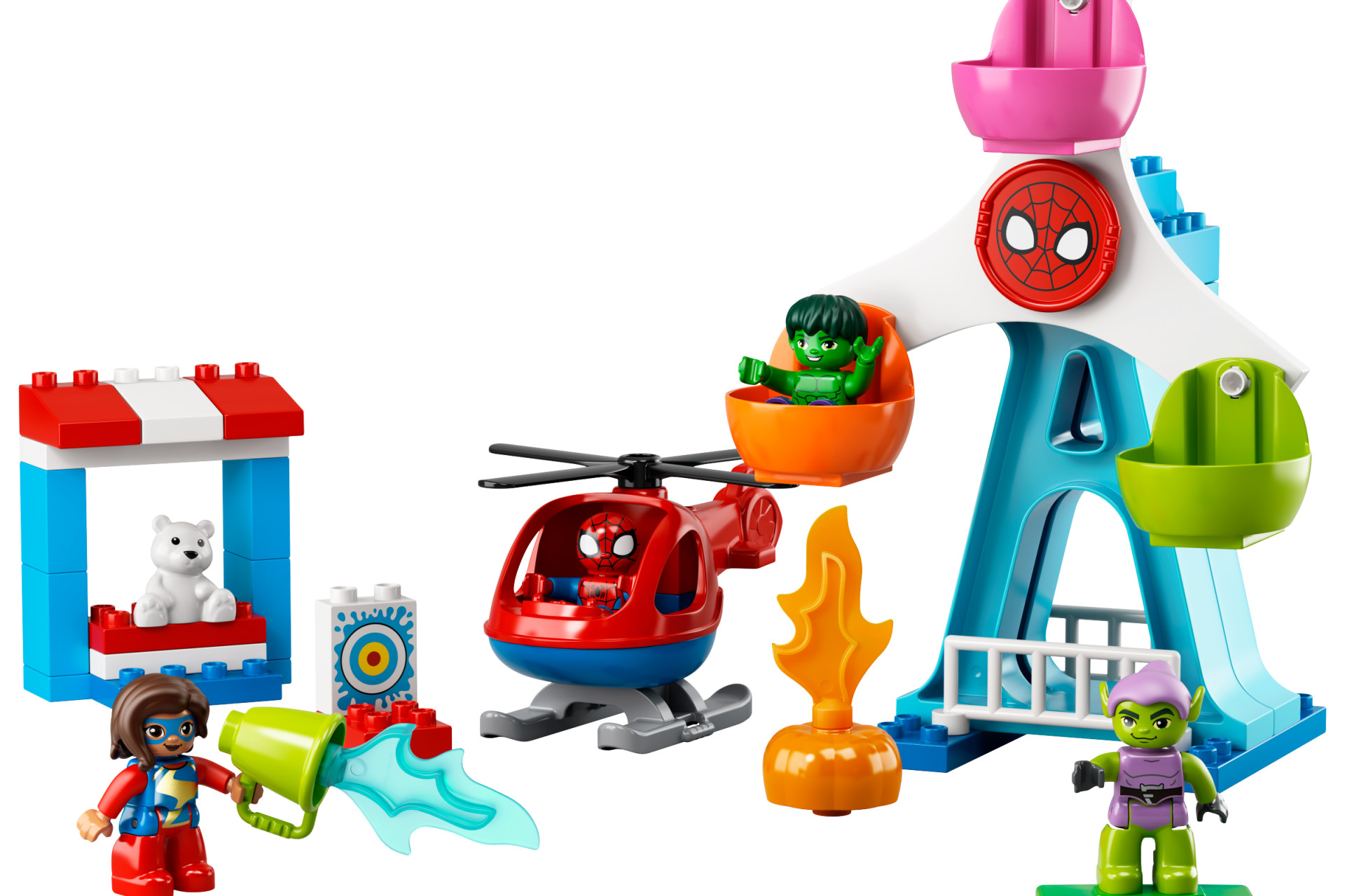 Acheter Spider-man Et Ses Amis : Aventures À La Fête Foraine - Lego® Duplo® Super Heroes - 10963