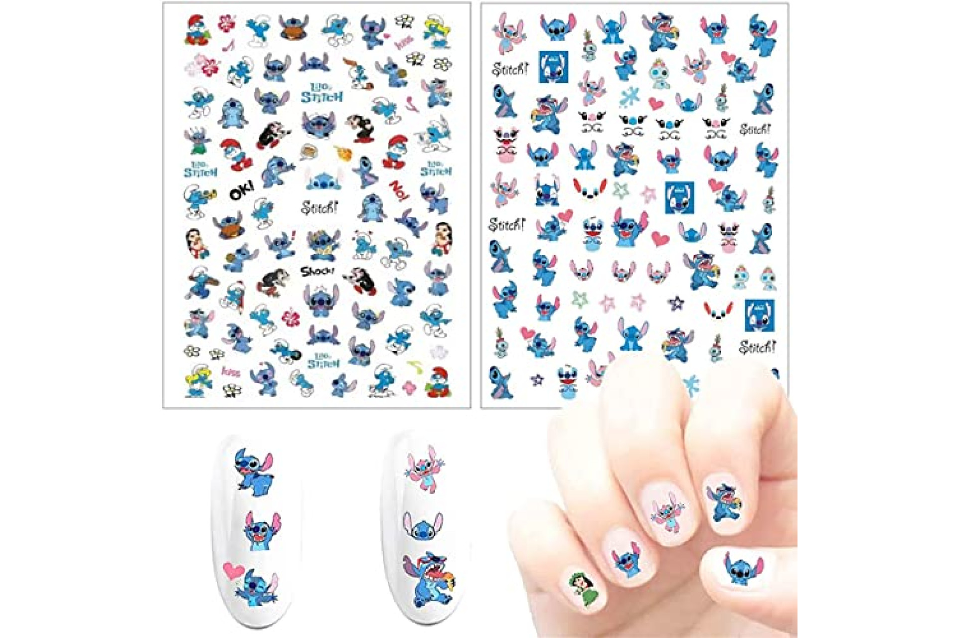 Acheter Stickers pour les ongles Stitch autocollant
